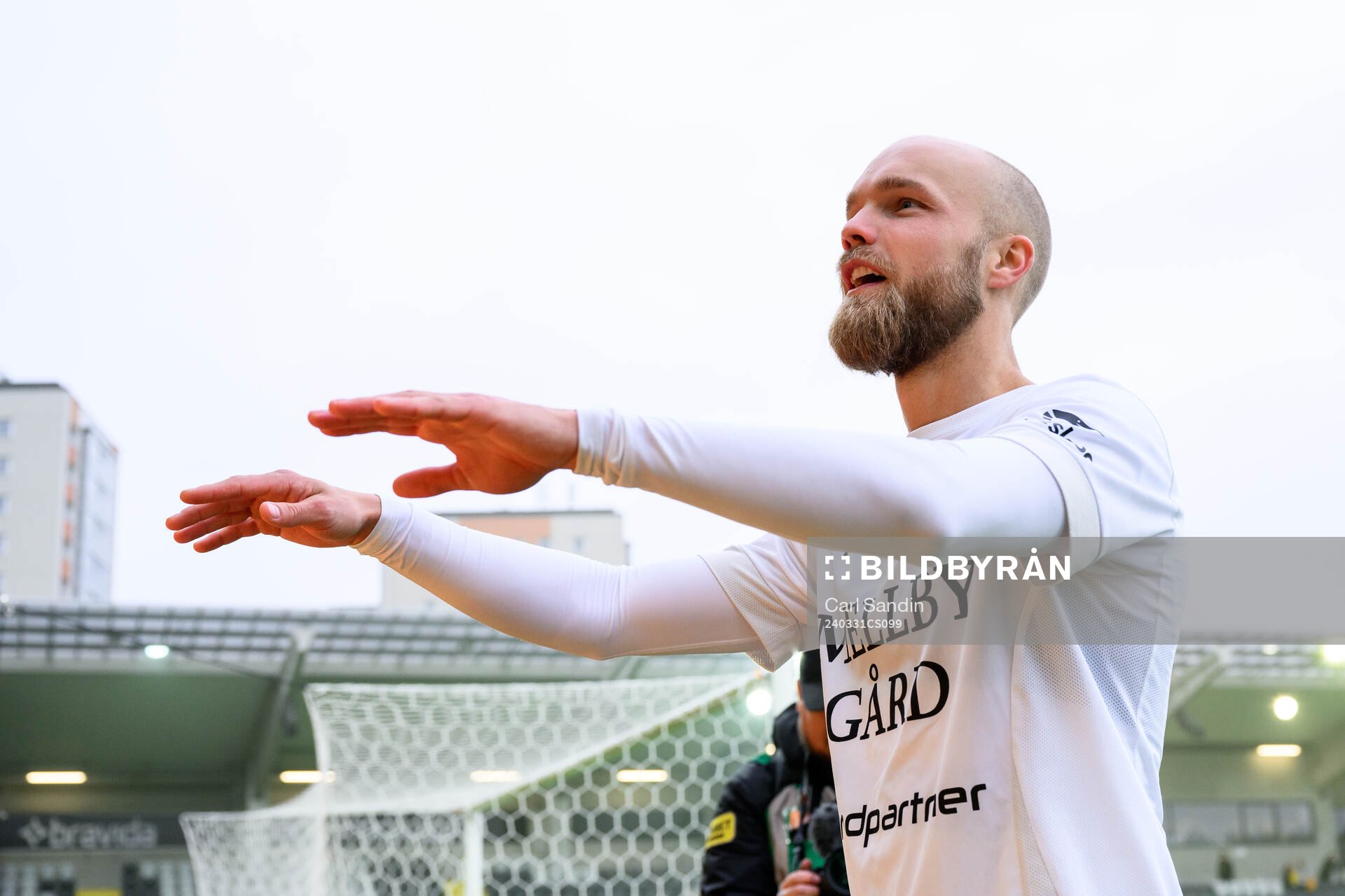 Mjällbys Viktor Gustafson jublar