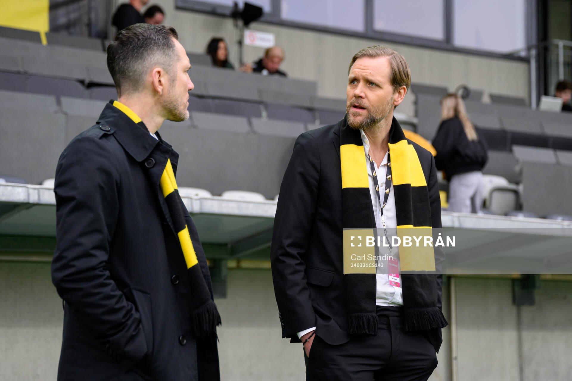 Häckens sportchef Martin Ericsson och klubbchef Marcus