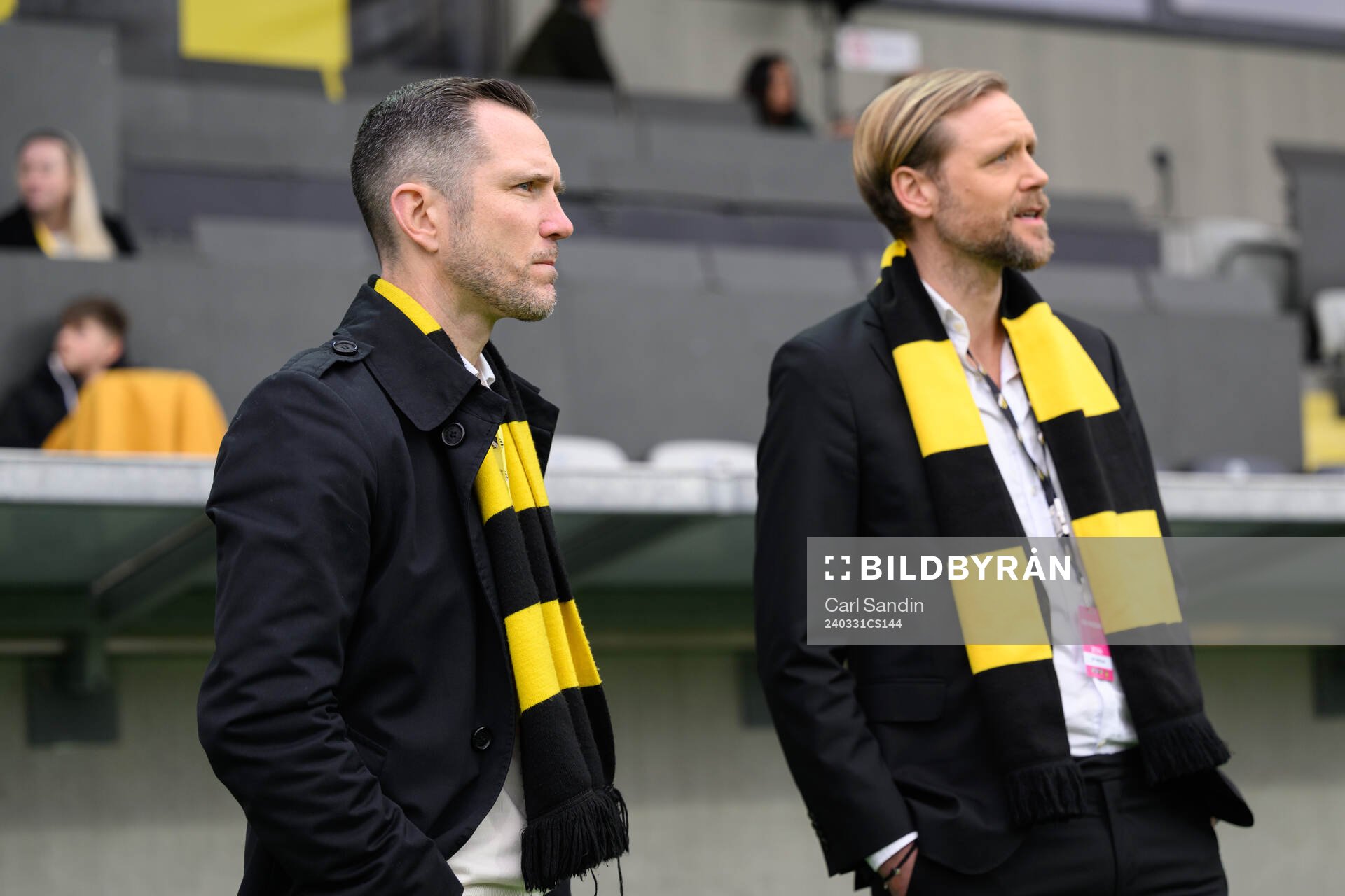 Häckens sportchef Martin Ericsson och klubbchef Marcus
