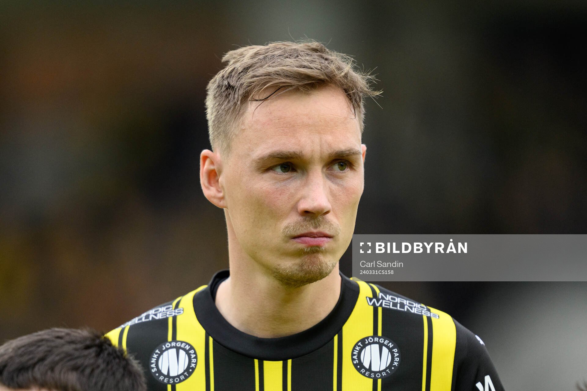 Häckens Jacob Barret Laursen vid lineup