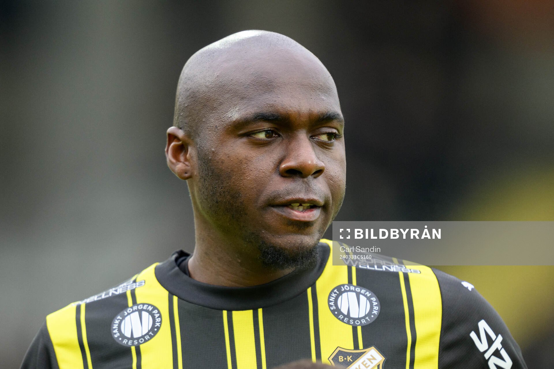 Häckens Edward Chilufya vid lineup