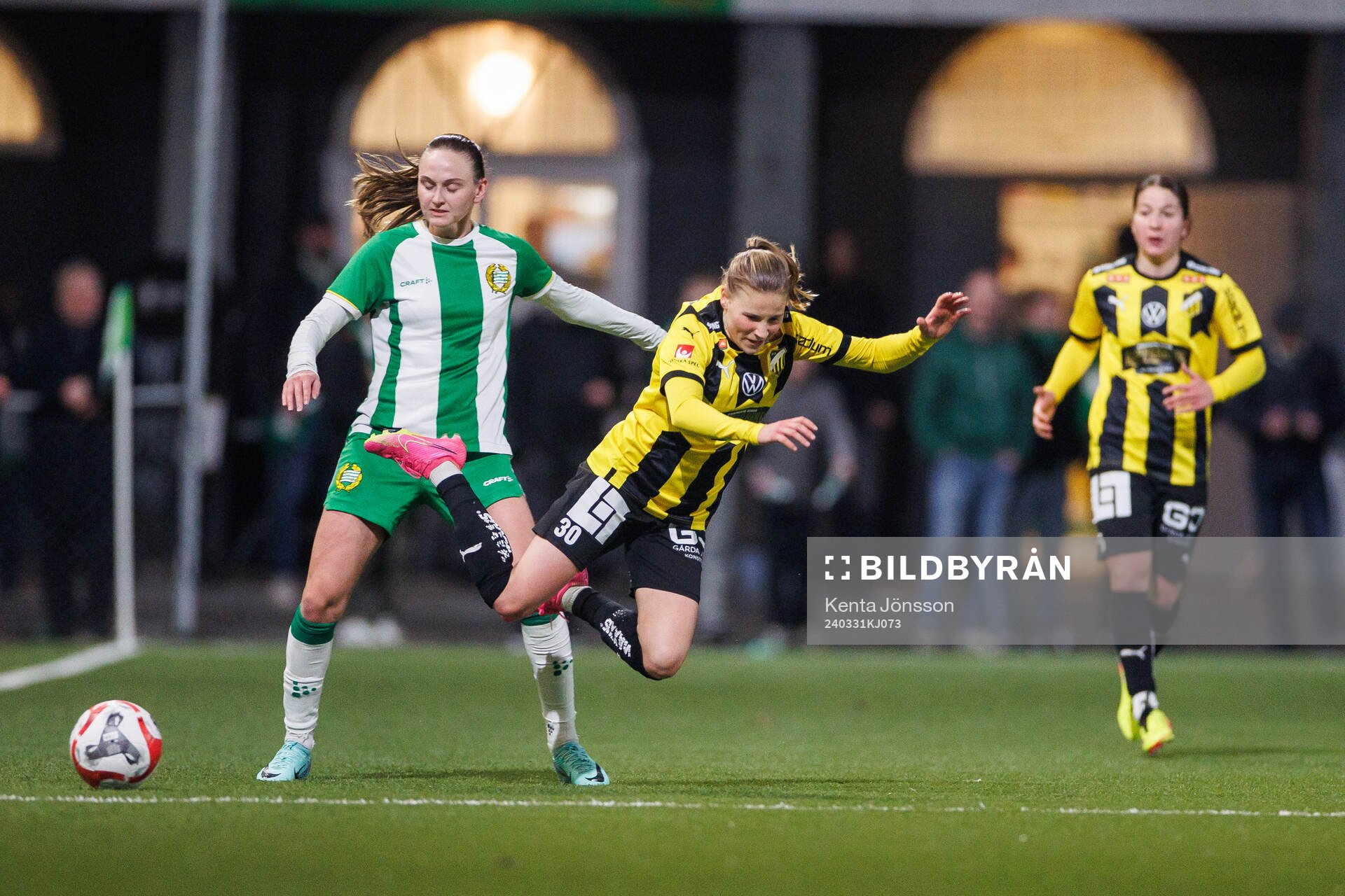 Hammarbys Vilde Hasund och Häckens Anna Anvegård