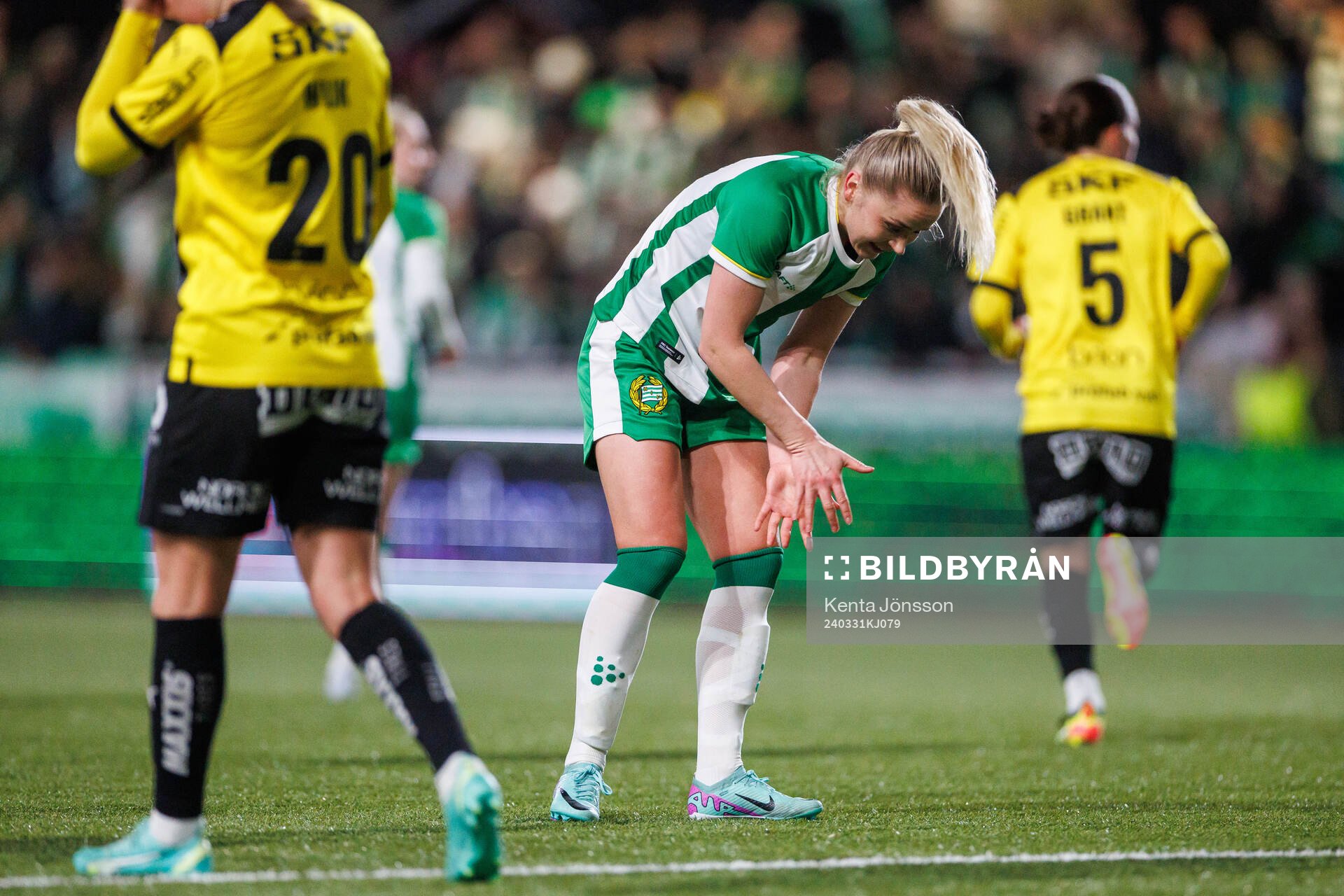 Hammarbys Anna Jøsendal deppar