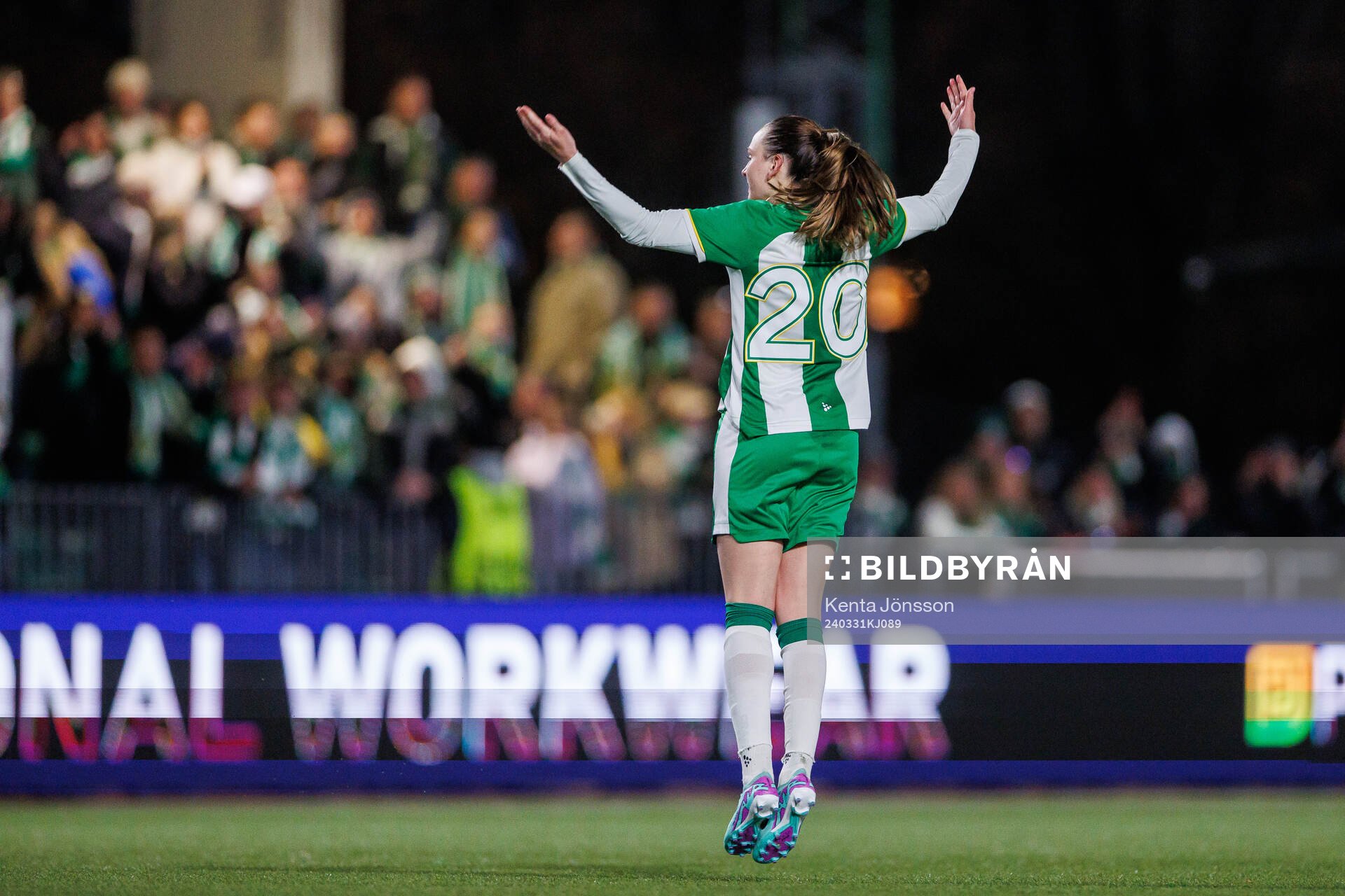 Hammarbys Vilde Hasund jublar