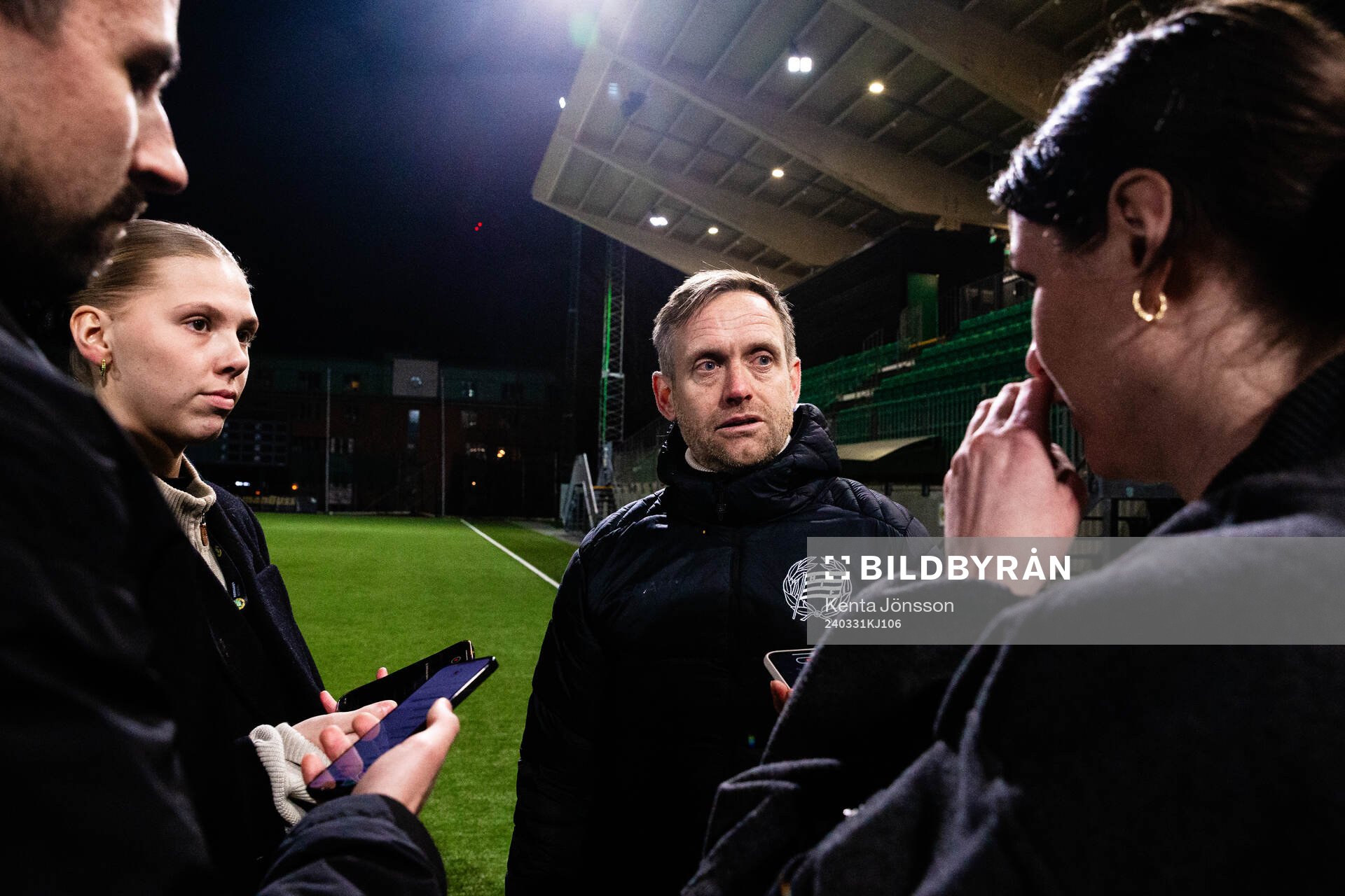 Hammarbys tränare Martin Sjögren