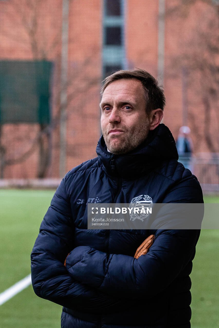 Hammarbys tränare Martin Sjögren