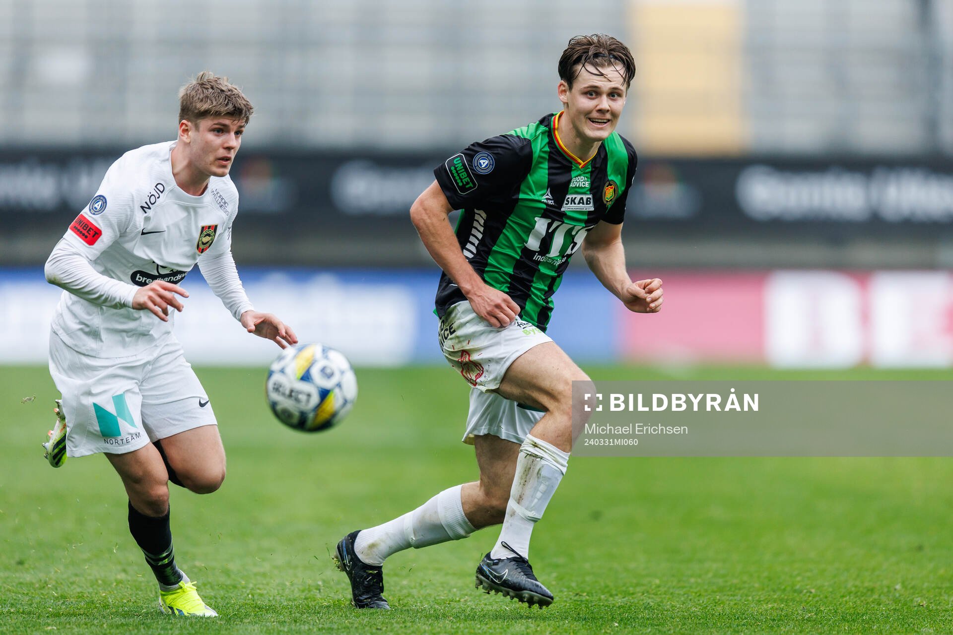 Brommapojkarnas Frederik Christensen  och GAIS Axel