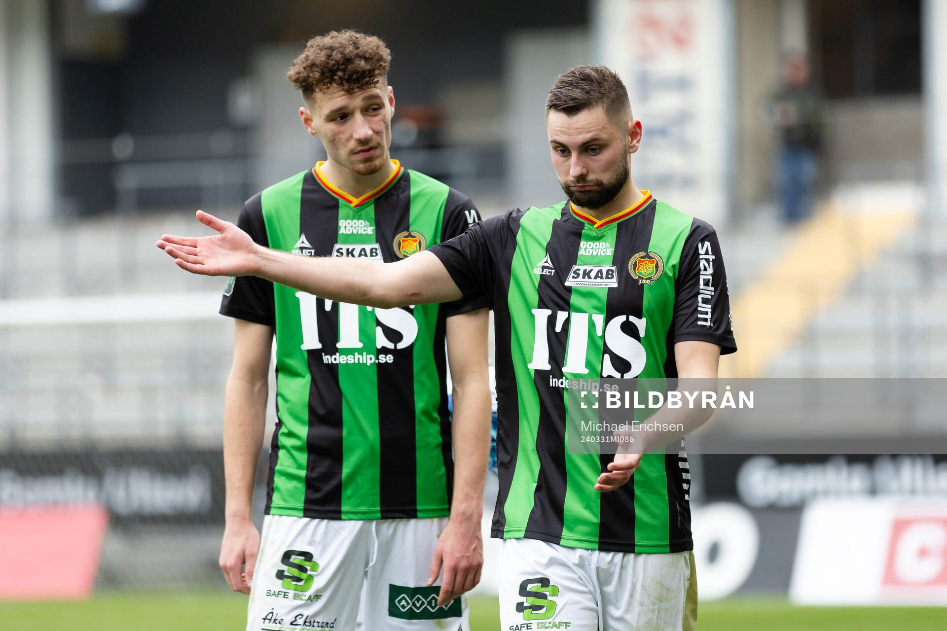 GAIS Anes Cardaklija och Axel Norén  deppar