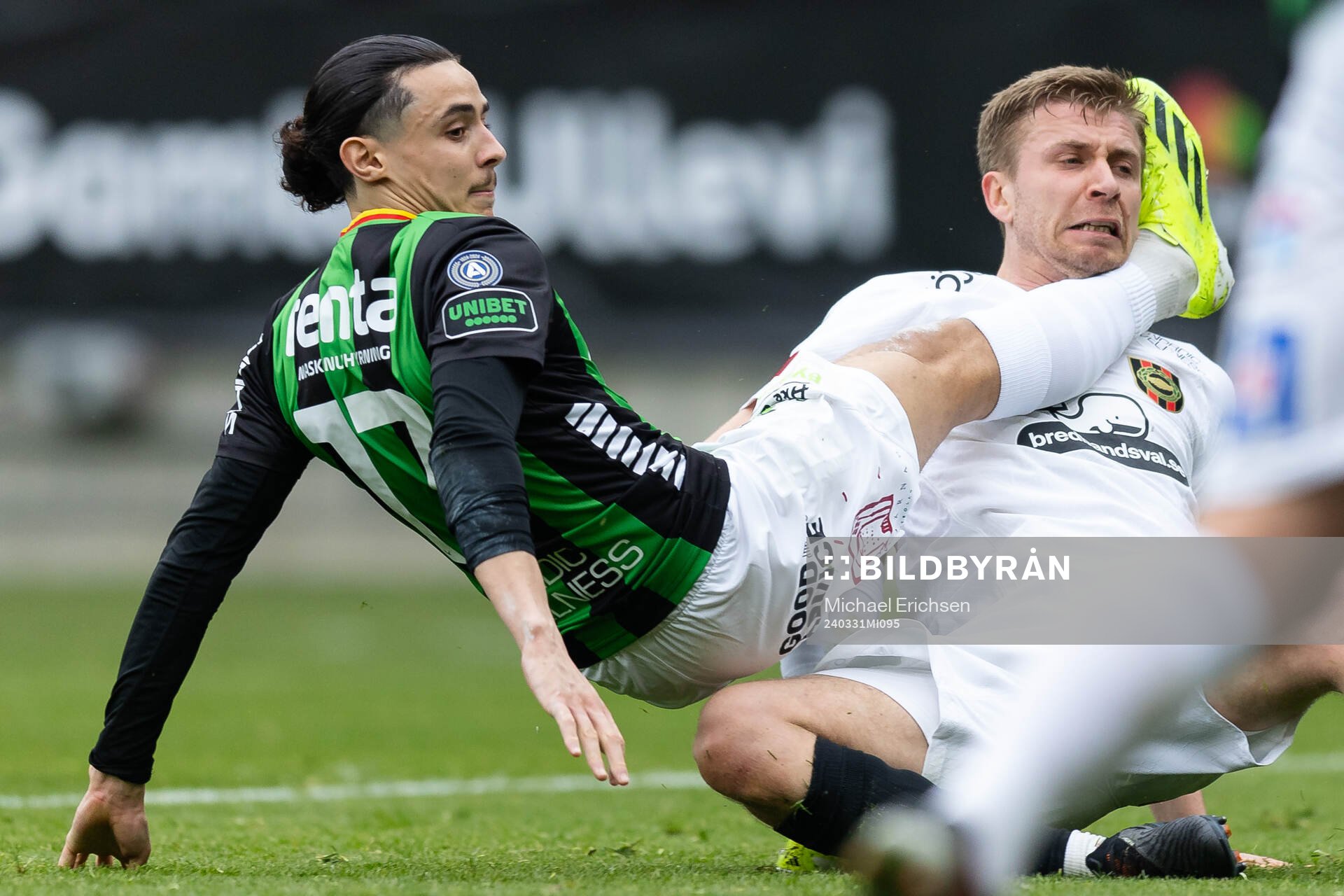 GAIS  Amin Boudri och Brommapojkarnas Ludvig Fritzson