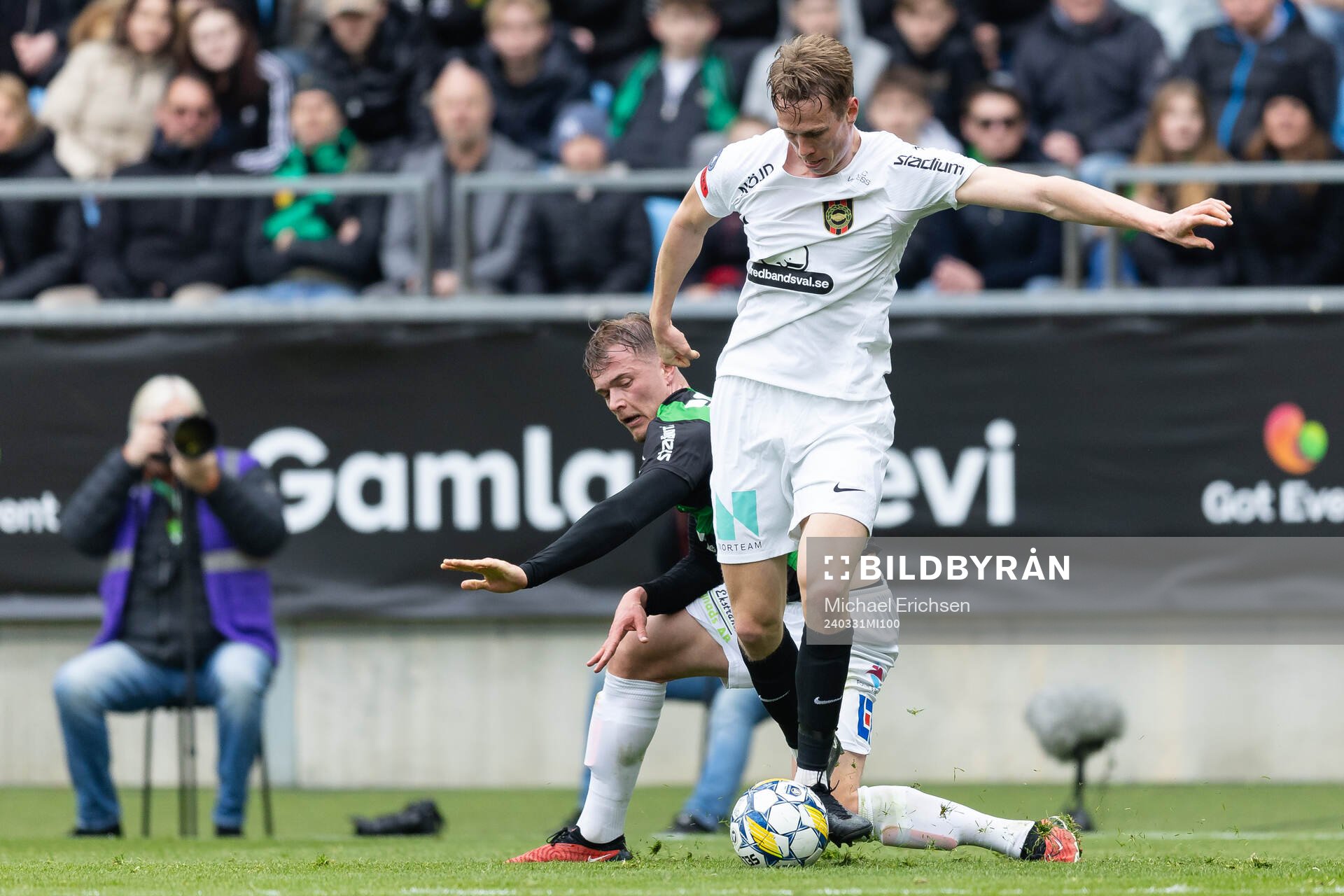 Brommapojkarnas Torbjörn Lysaker Heggem och GAIS