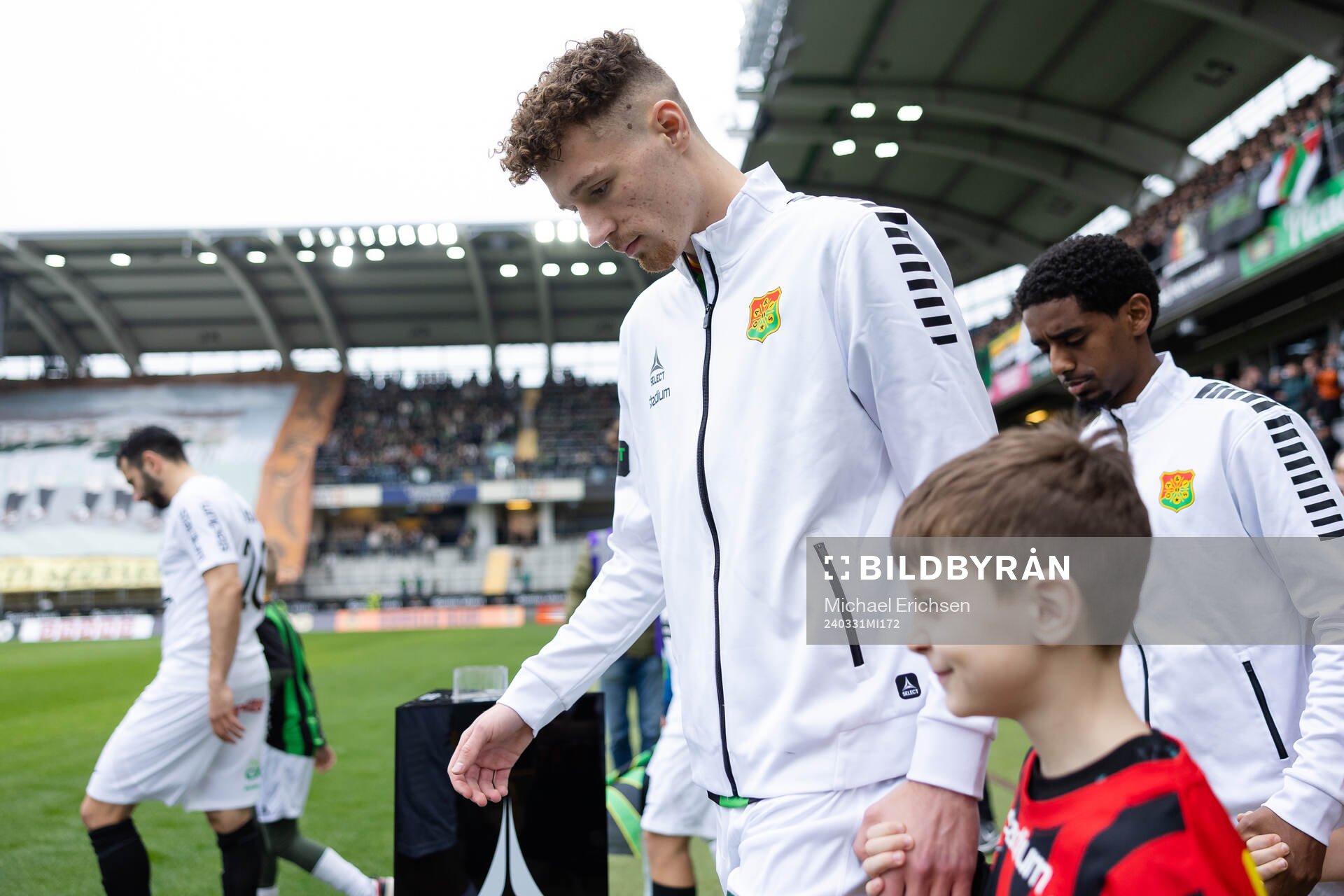 GAIS Anes Cardaklija innan fotbollsmatchen i Allsvenskan