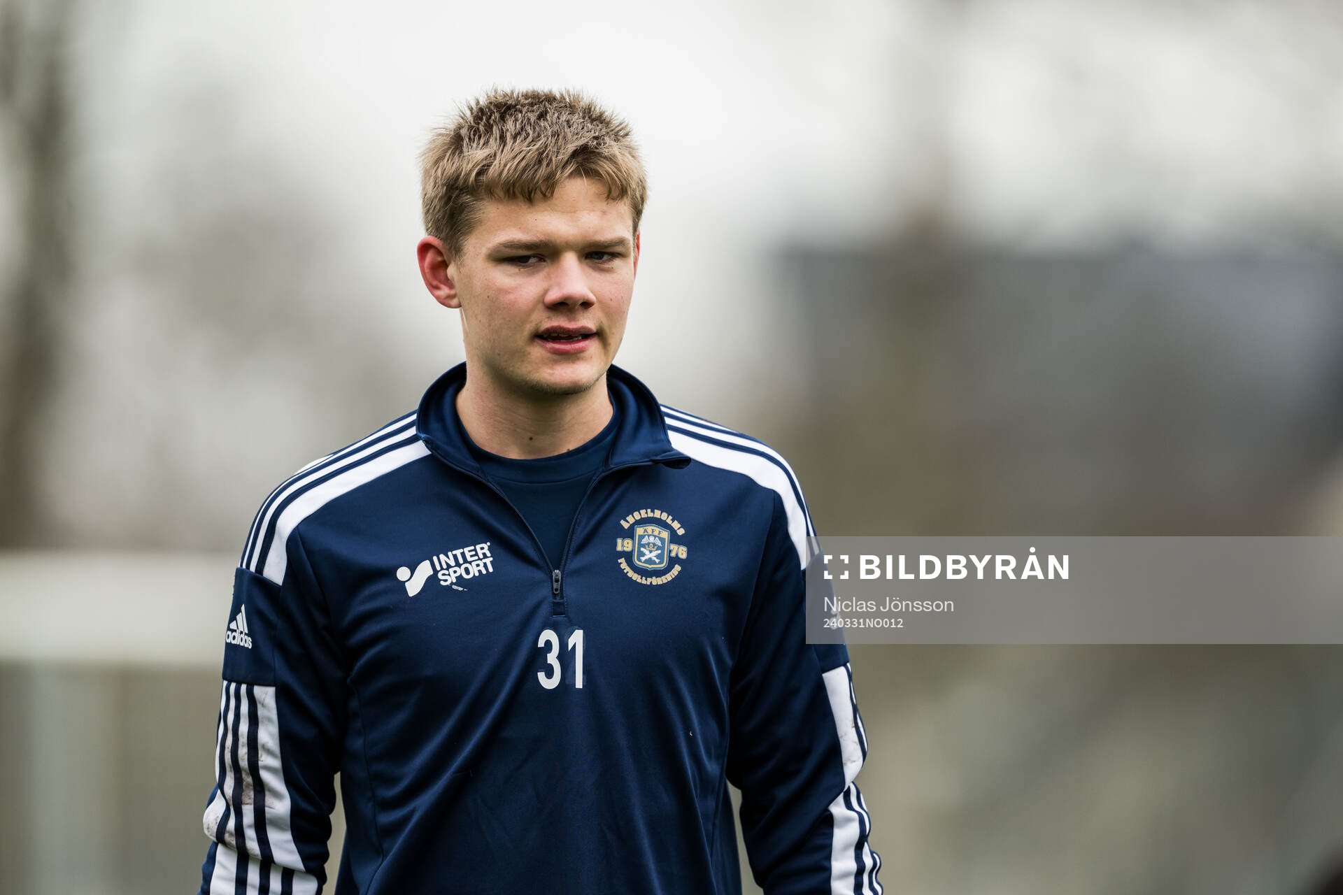 Ängelholms målvakt Lukas Bornandersson