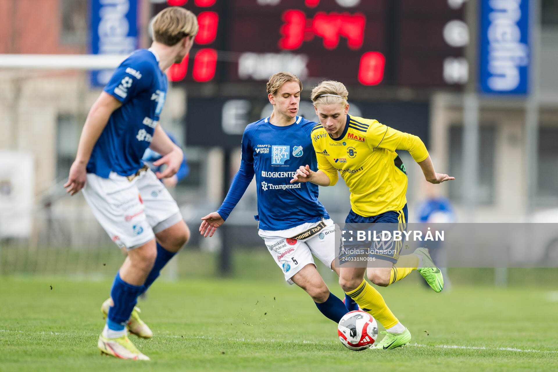 Norrby IFs Vidar Svendsen och Ängelholms Leo Hedenberg