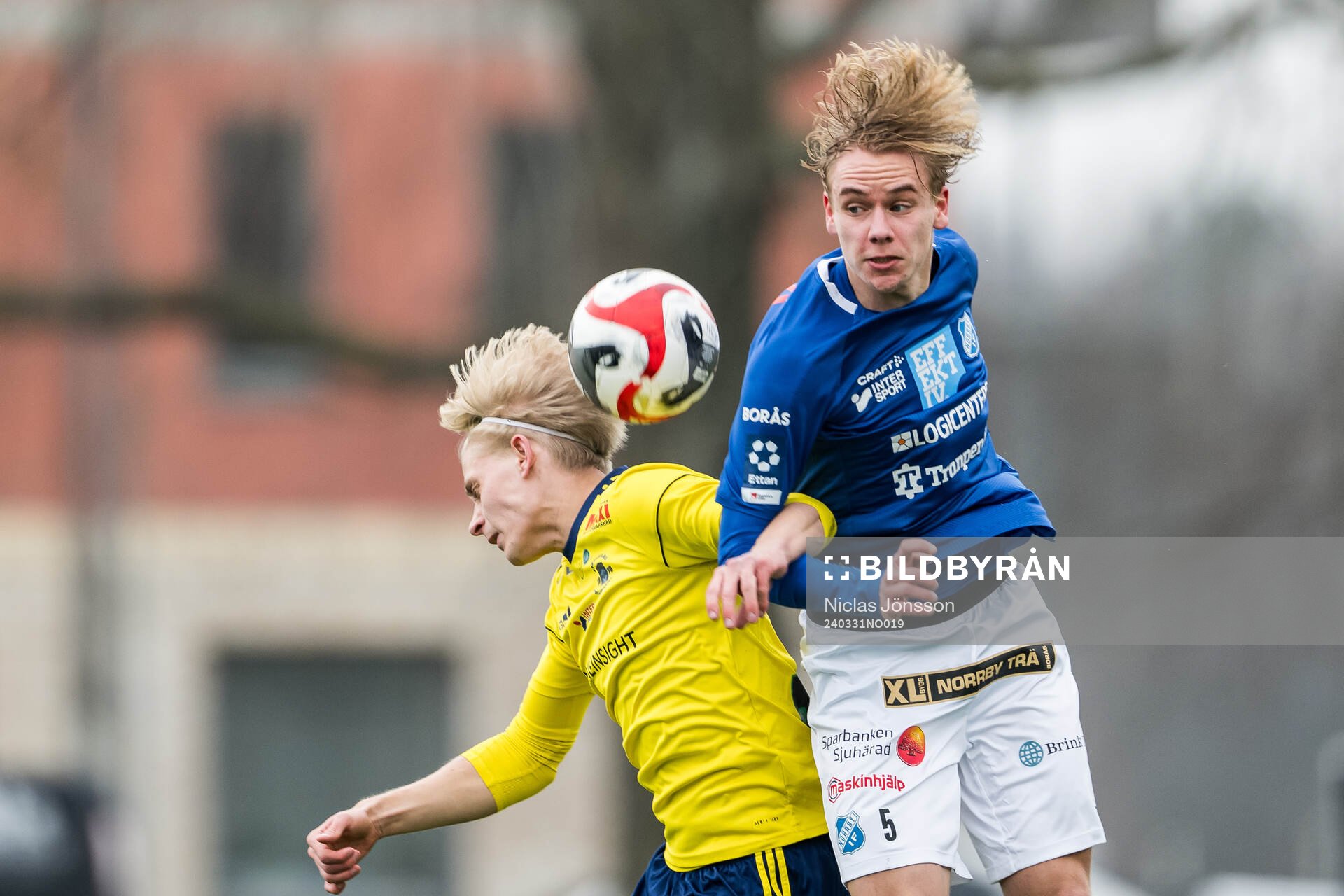 Ängelholms Leo Hedenberg och Norrby IFs Vidar Svendsen