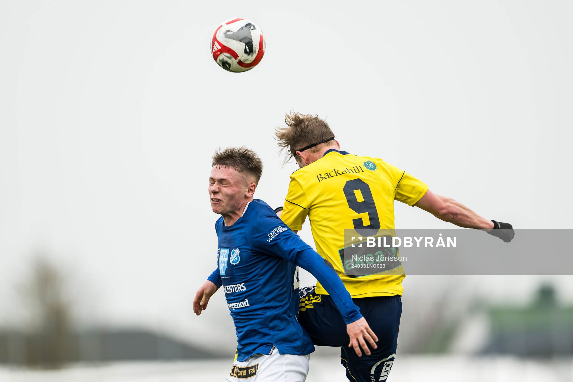 Norrby IFs Teo Helge och Ängelholms Max Eriksson