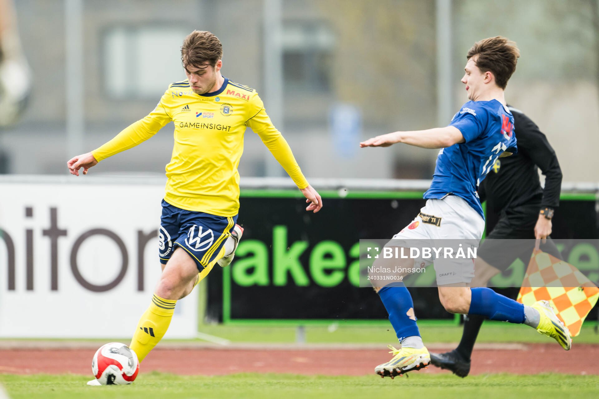 Ängelholms Johan Gudmundsson och Norrby IFs Ture Spendler