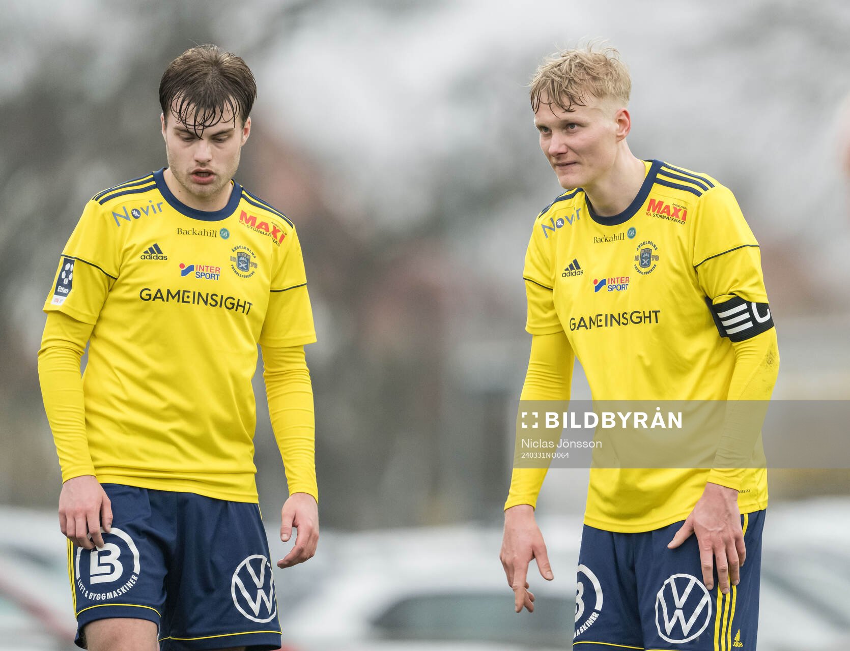 Ängelholms Johan Gudmundsson och Filip Örnblom deppar
