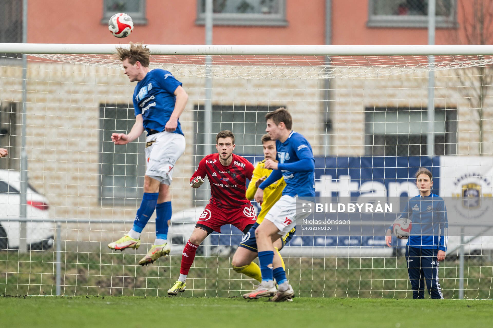 Ängelholms målvakt Robin Streifert