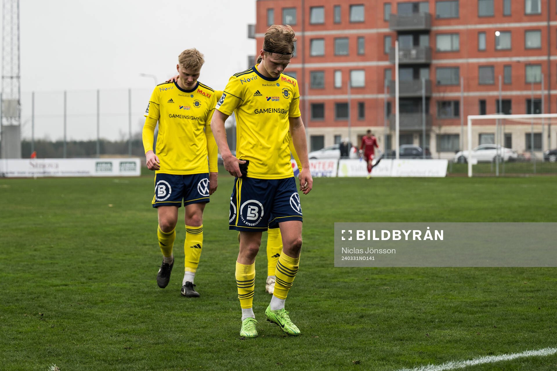 Ängelholms Filip Örnblom och Max Eriksson deppar