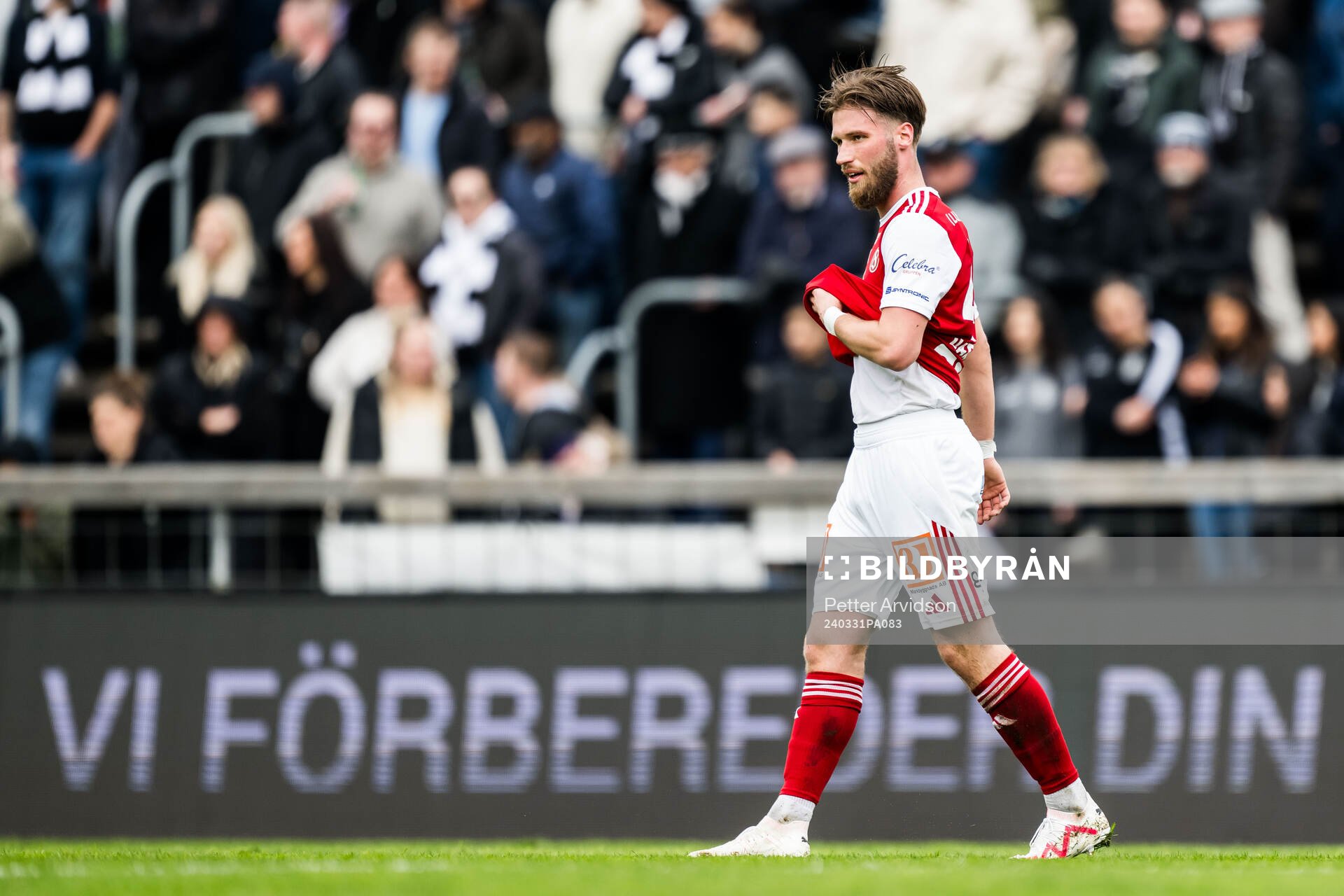 Sandvikens IFs Kasper Harletun deppar