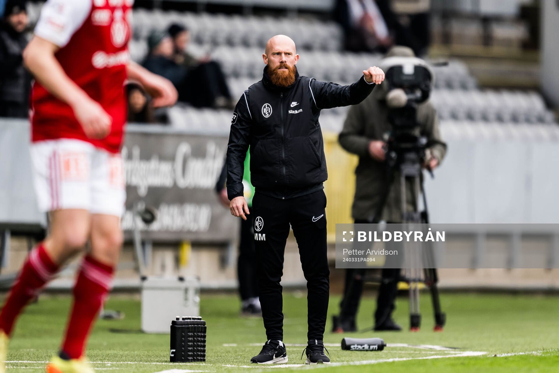 Landskronas tränare Max Mölder