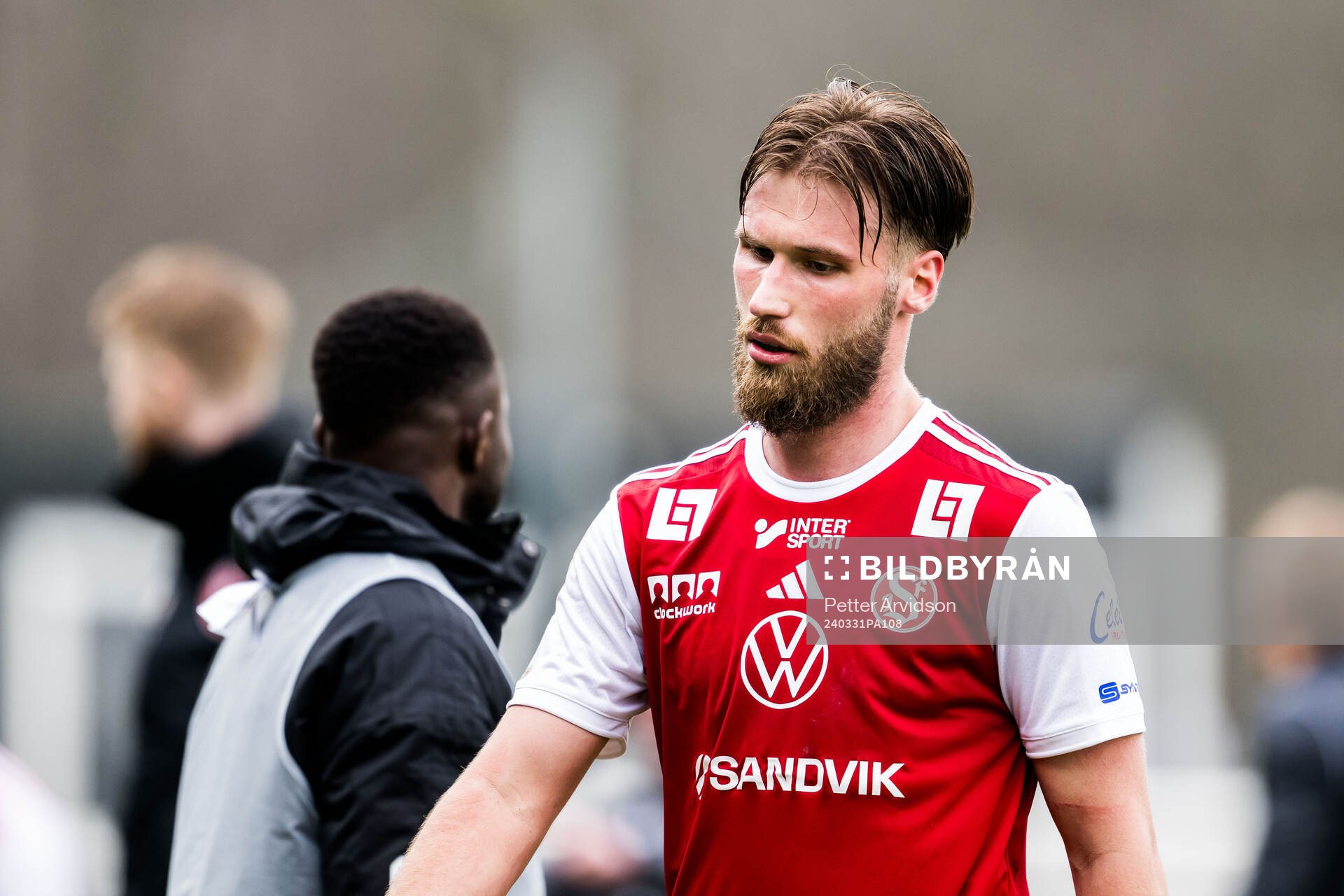 Sandvikens IFs Kasper Harletun deppar