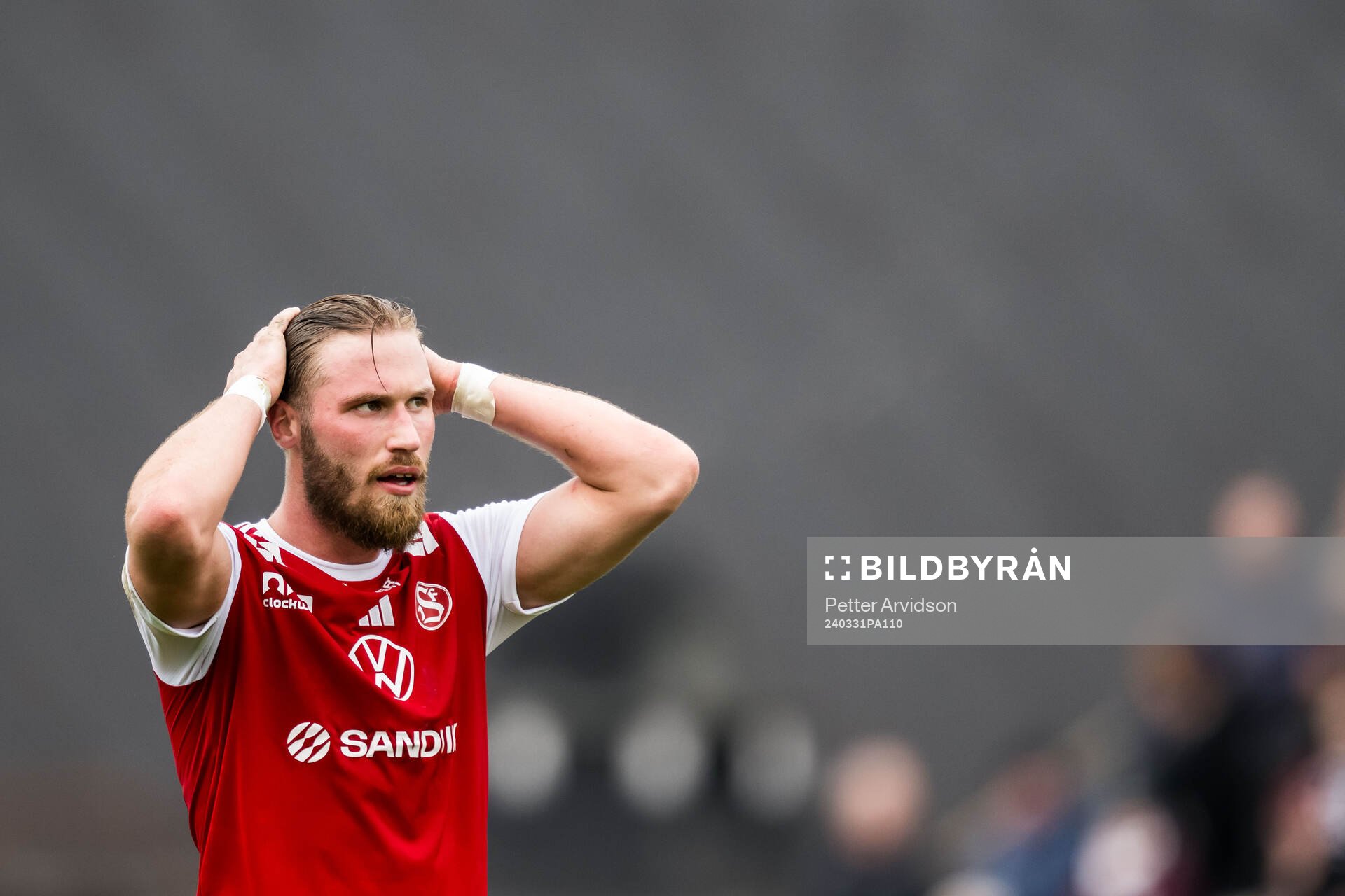 Sandvikens IFs Kasper Harletun deppar