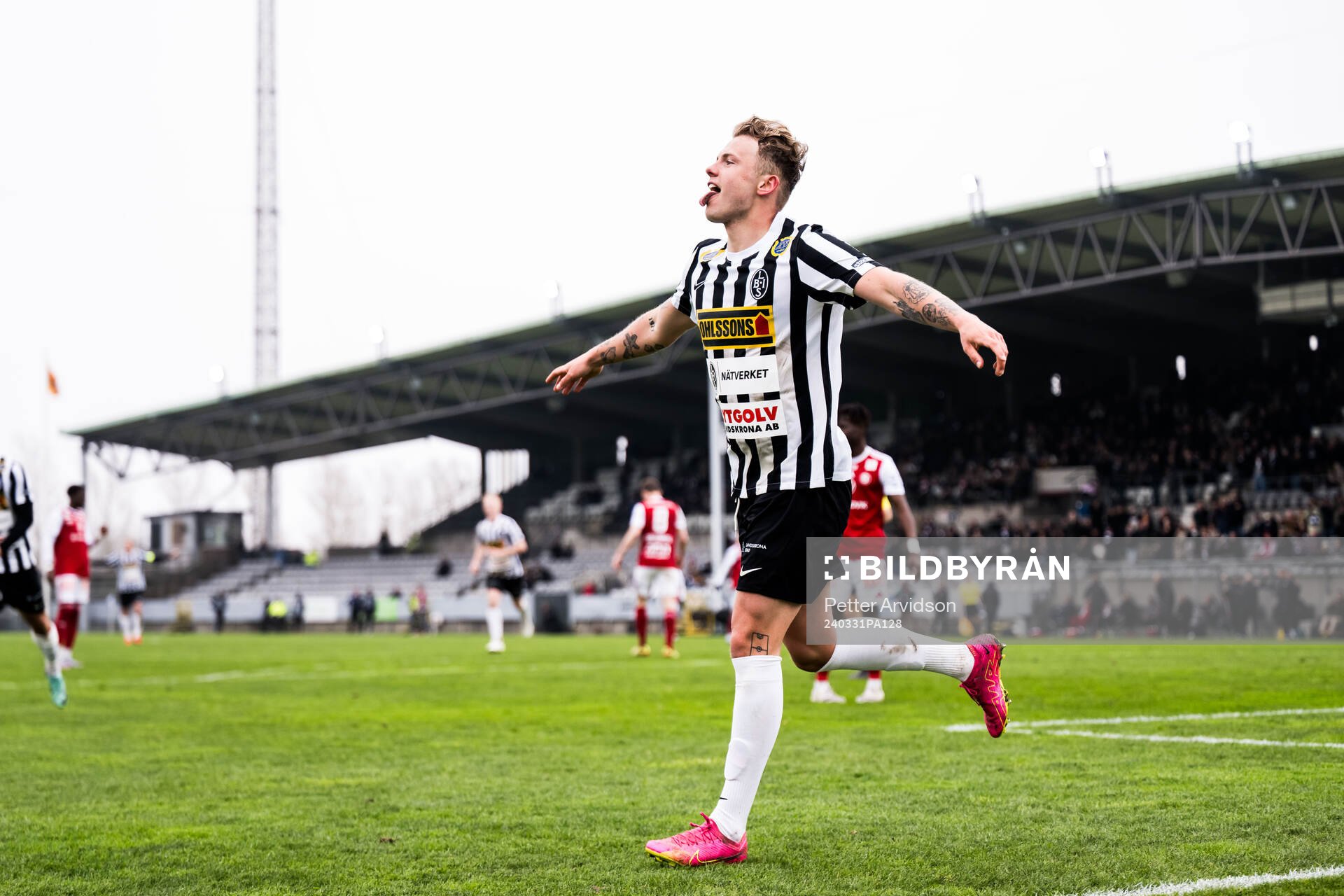 Landskronas Frederik Ihler jublar