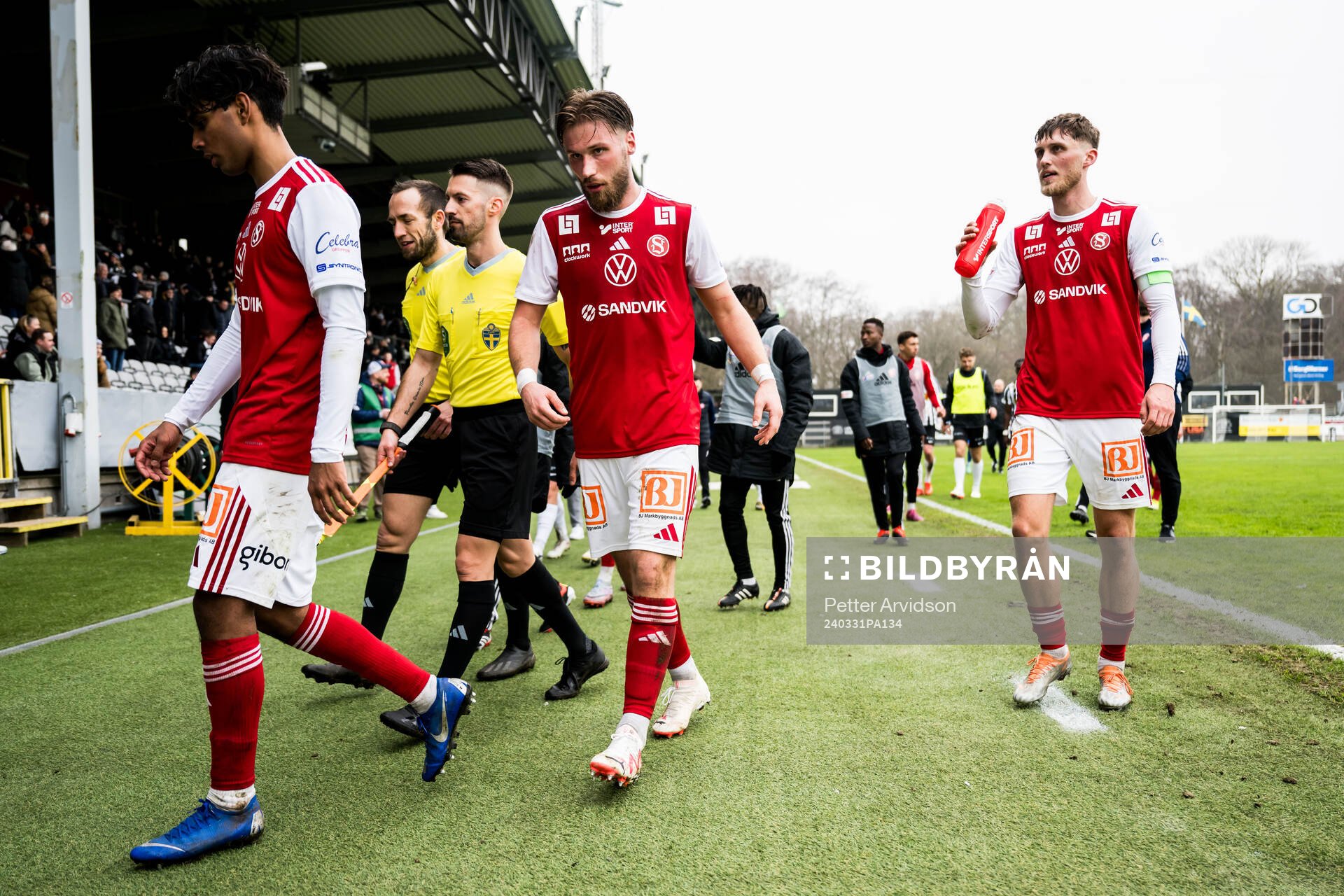 Sandvikens IFs Kasper Harletun och Emil Engqvist deppar