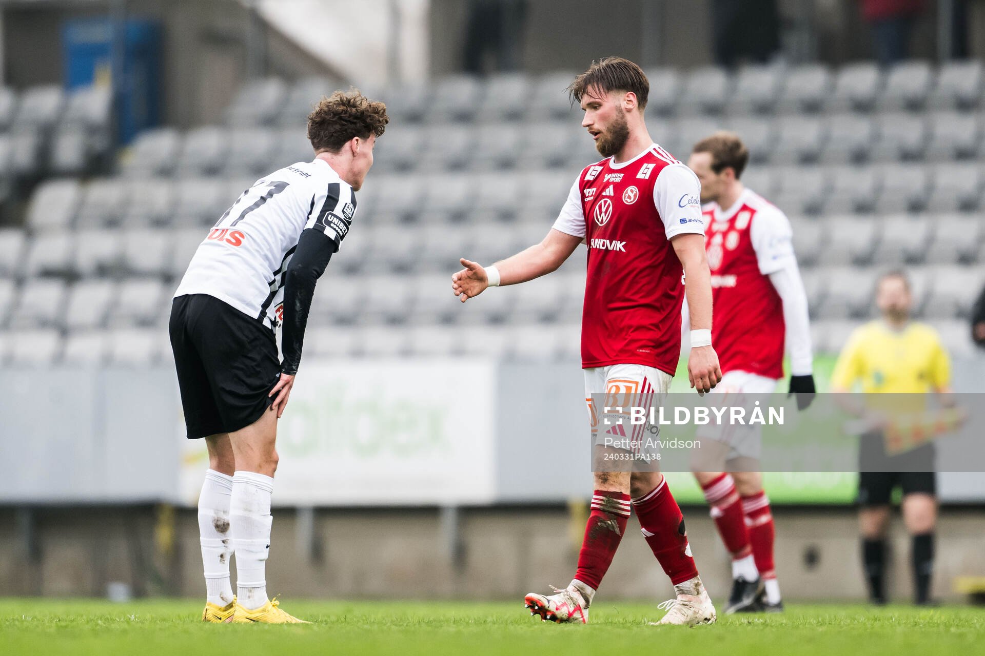 Sandvikens IFs Kasper Harletun deppar