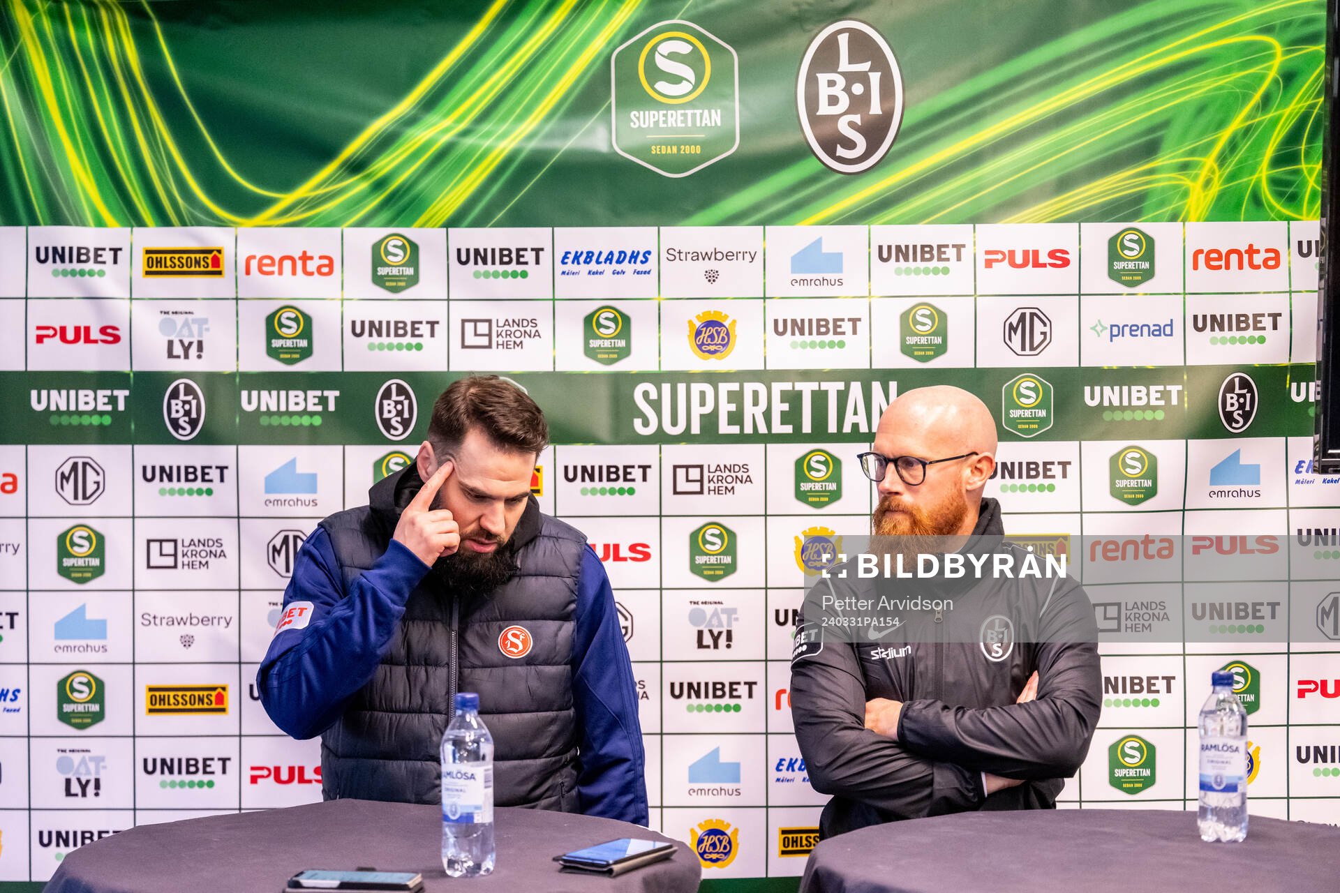 Sandvikens IFs tränare Eldar Abdulic och Landskronas