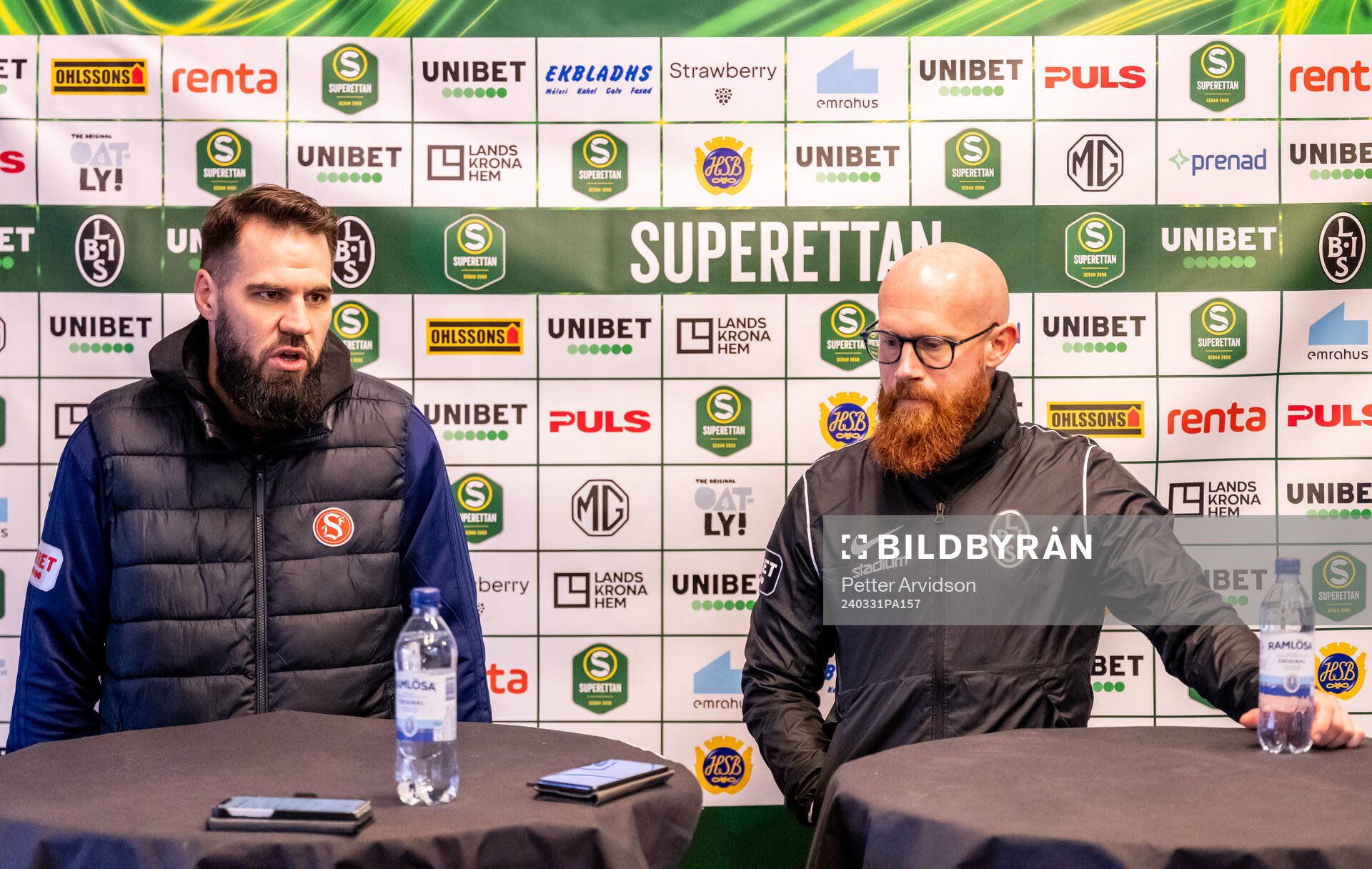 Sandvikens IFs tränare Eldar Abdulic och Landskronas