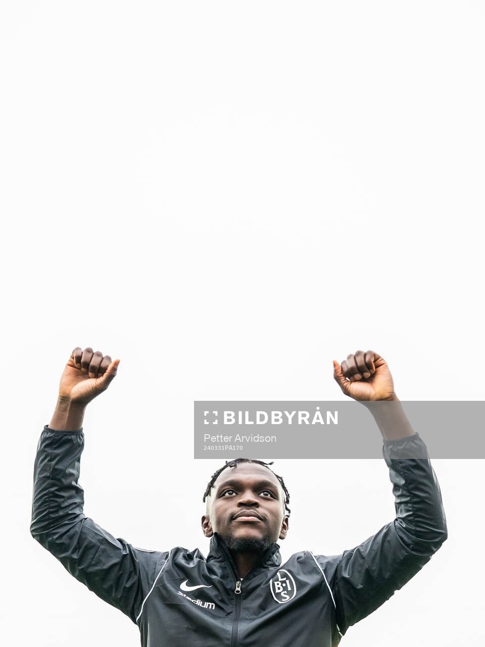 Landskronas Kofi Asare jublar