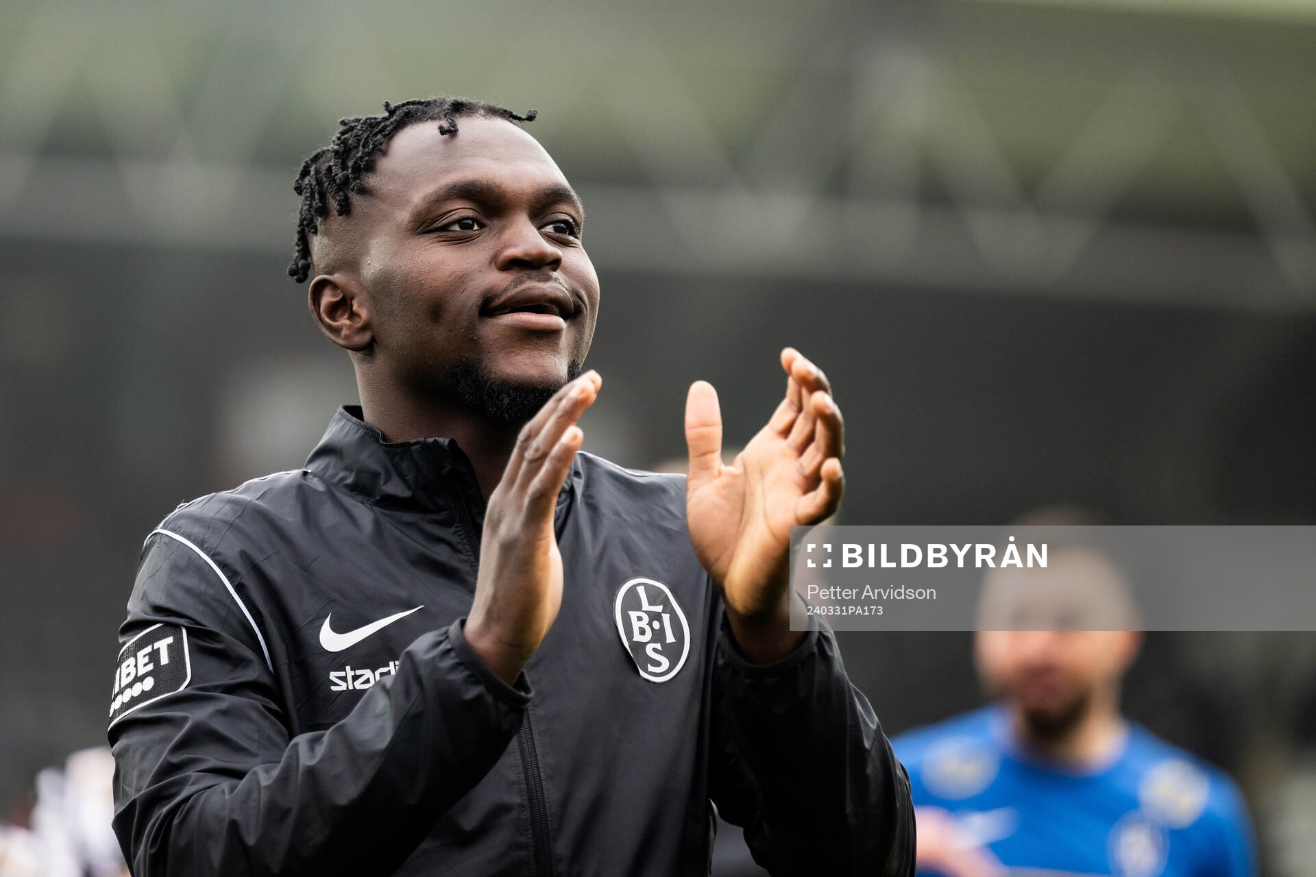 Landskronas Kofi Asare jublar