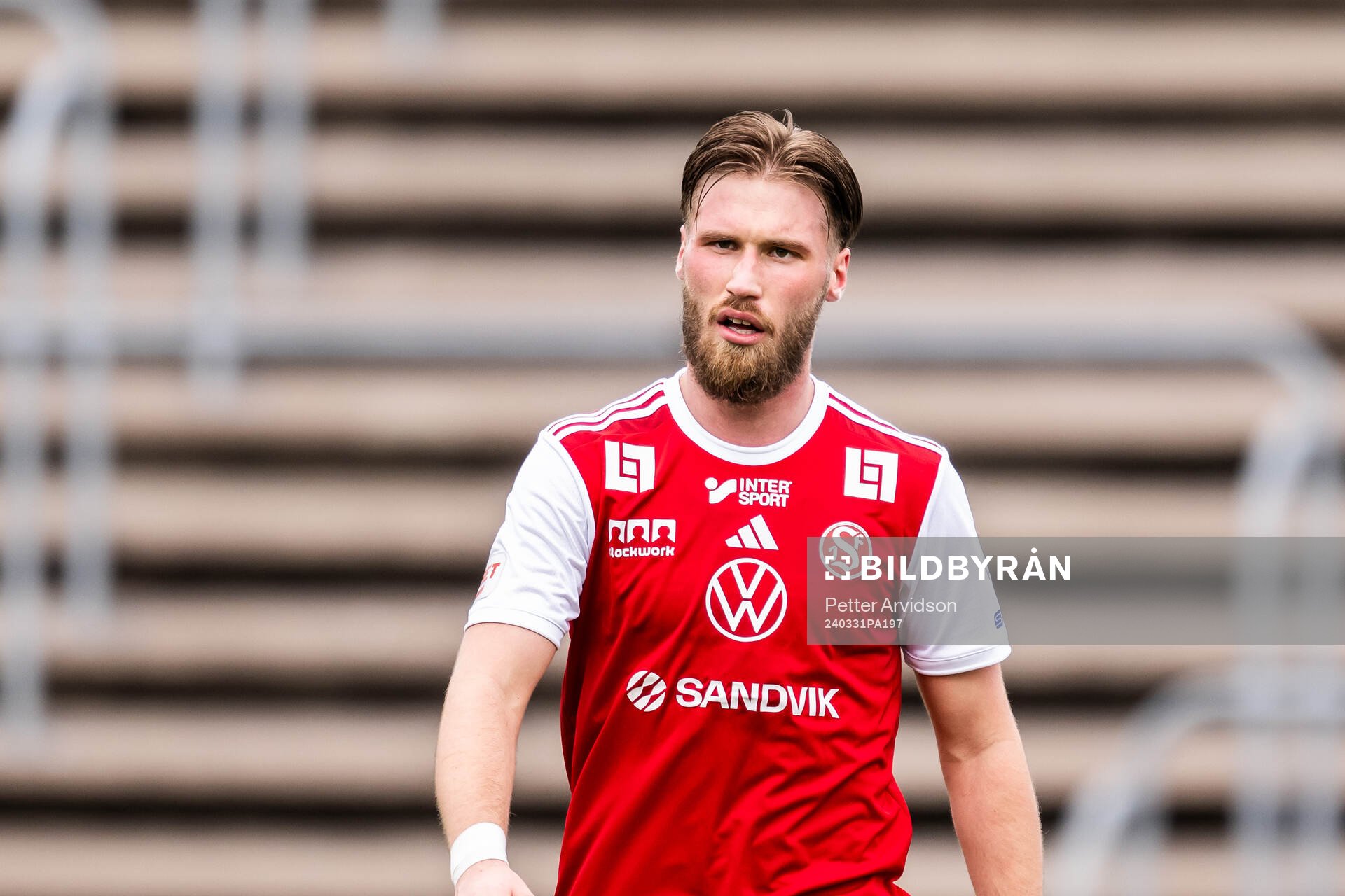Sandvikens IFs Kasper Harletun deppar