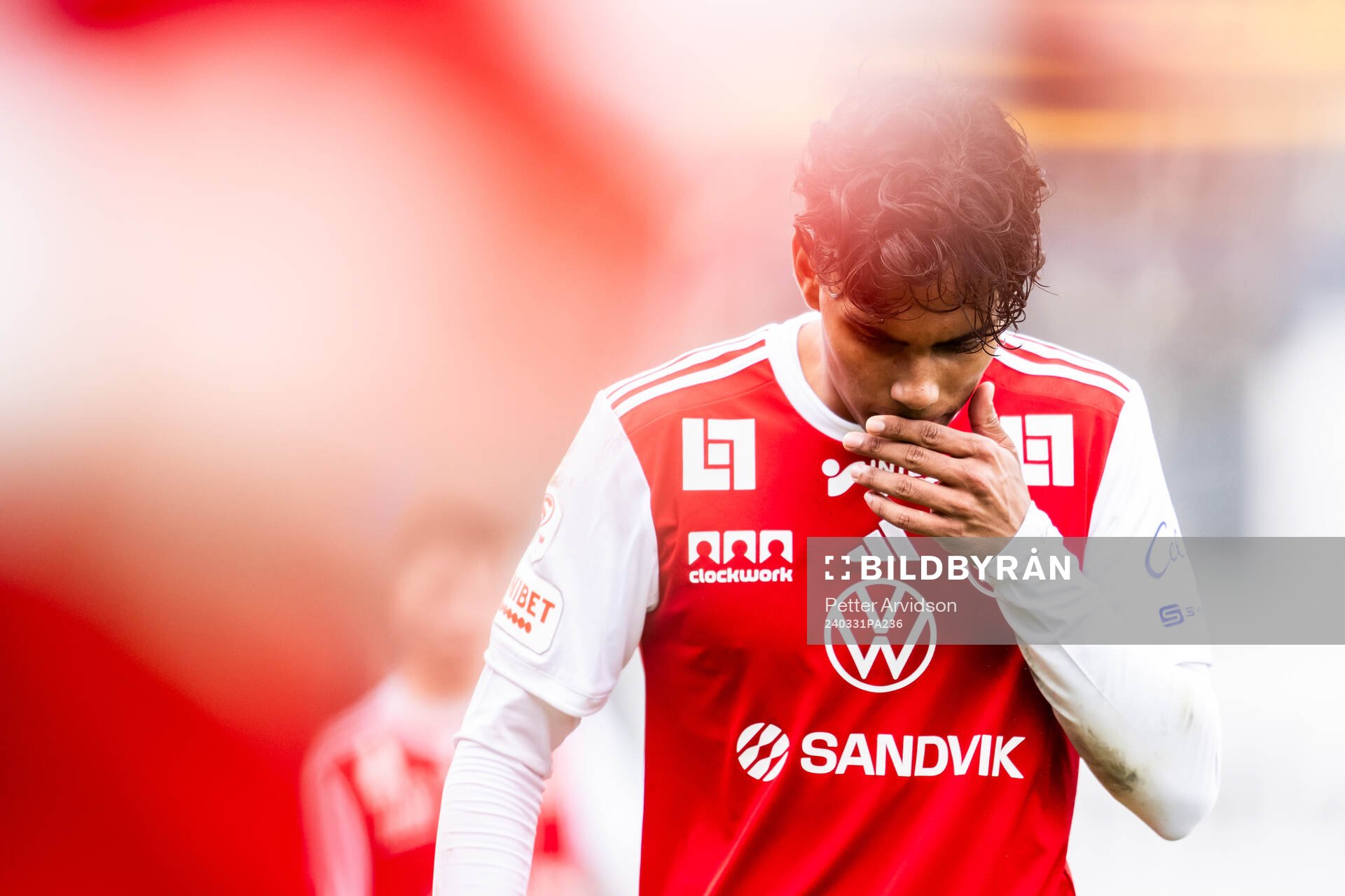 Sandvikens IFs Jonathan Karlsson deppar
