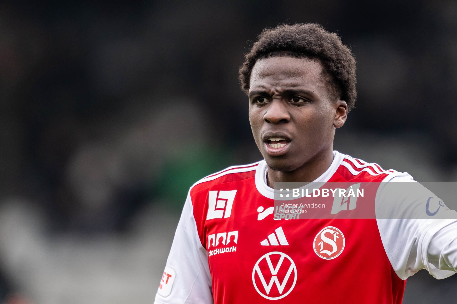 Sandvikens IFs Calvin Kabuye