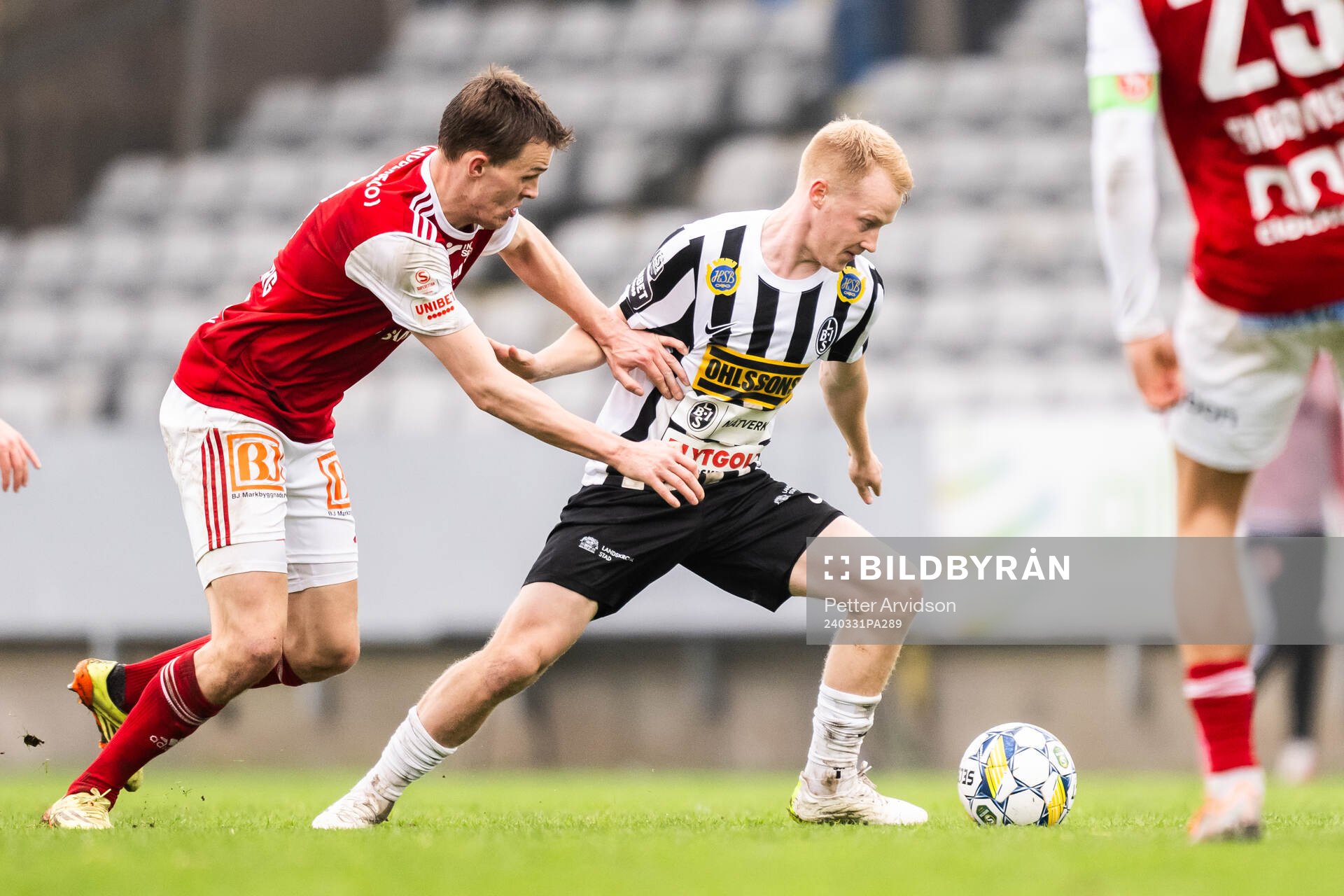 Sandvikens IFs Daniel Söderberg och Landskronas David