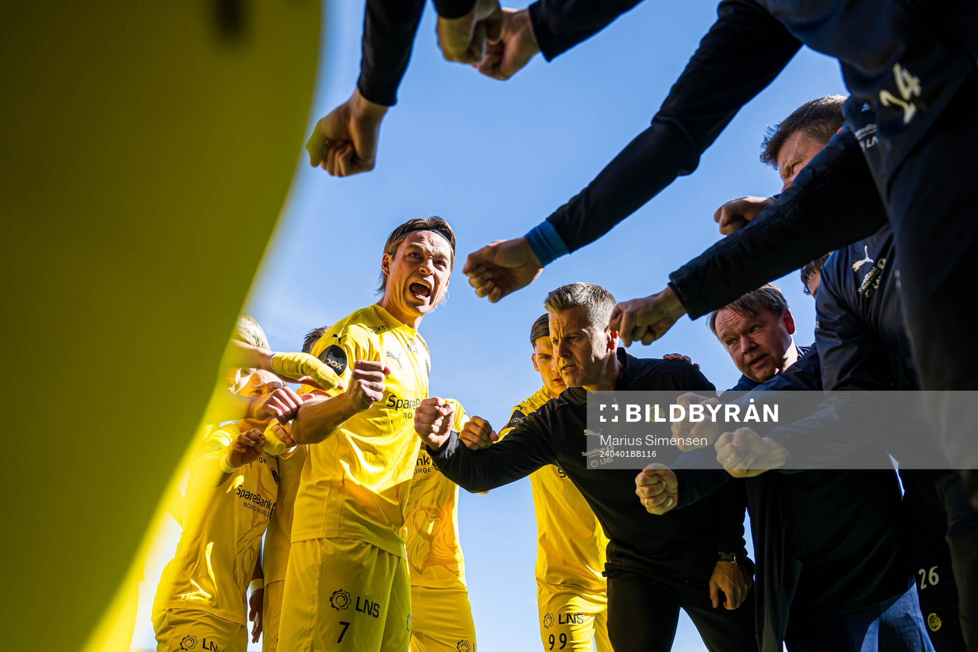 Patrick Berg of Bodø/Glimt and Kjetil Knutsen, head coach