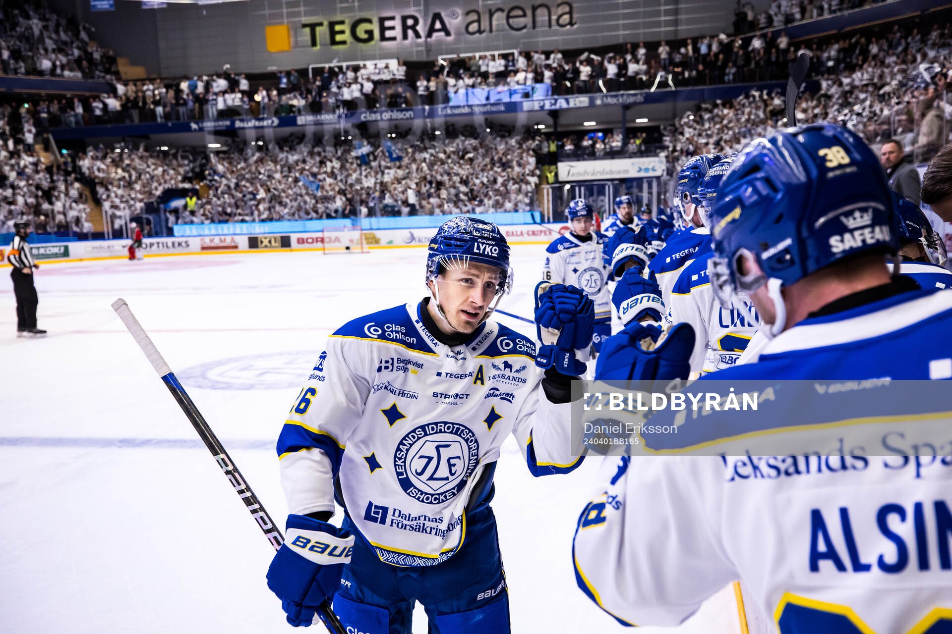 Leksands Patrik Norén jublar