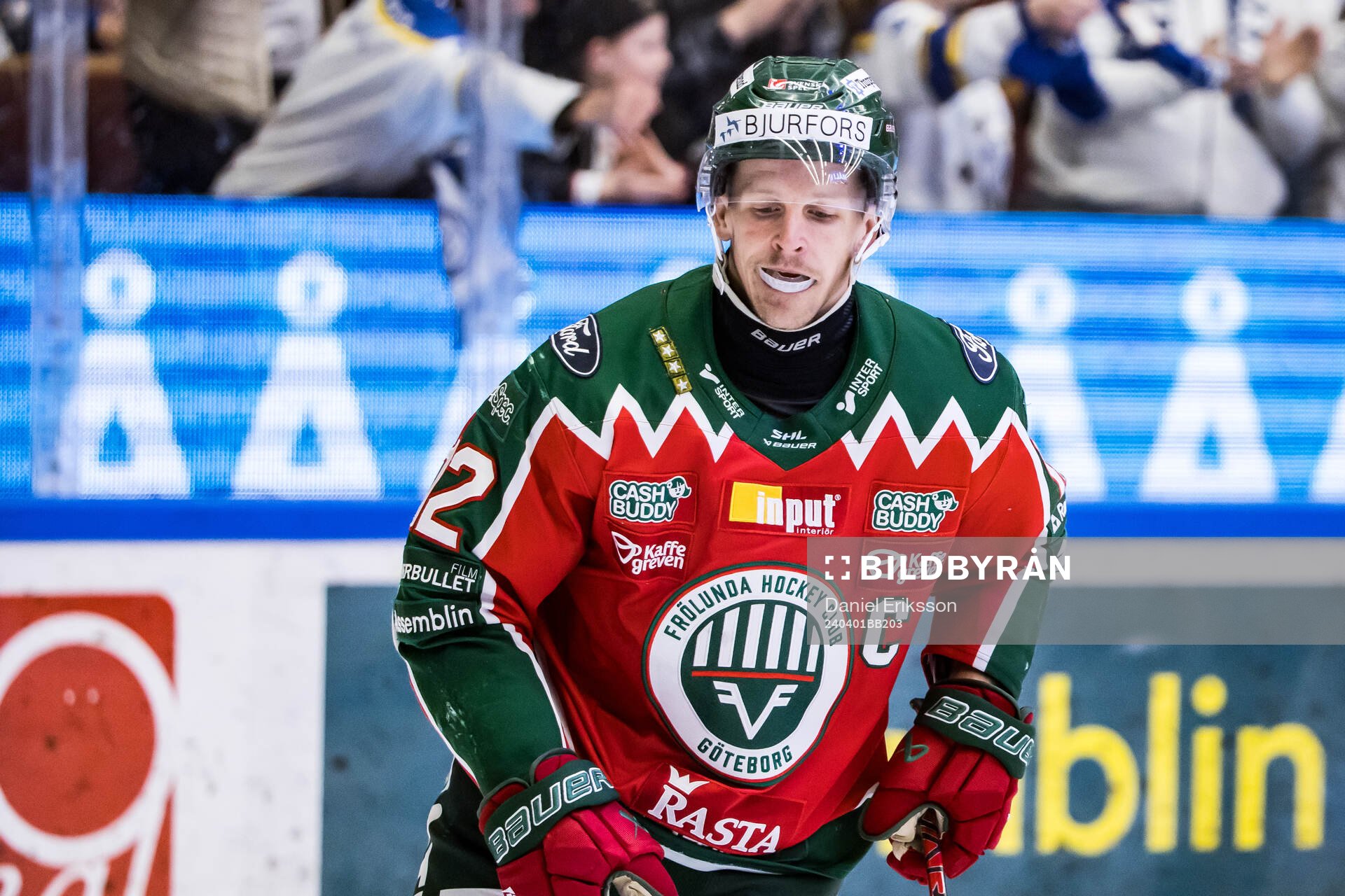 Frölundas Max Friberg deppar