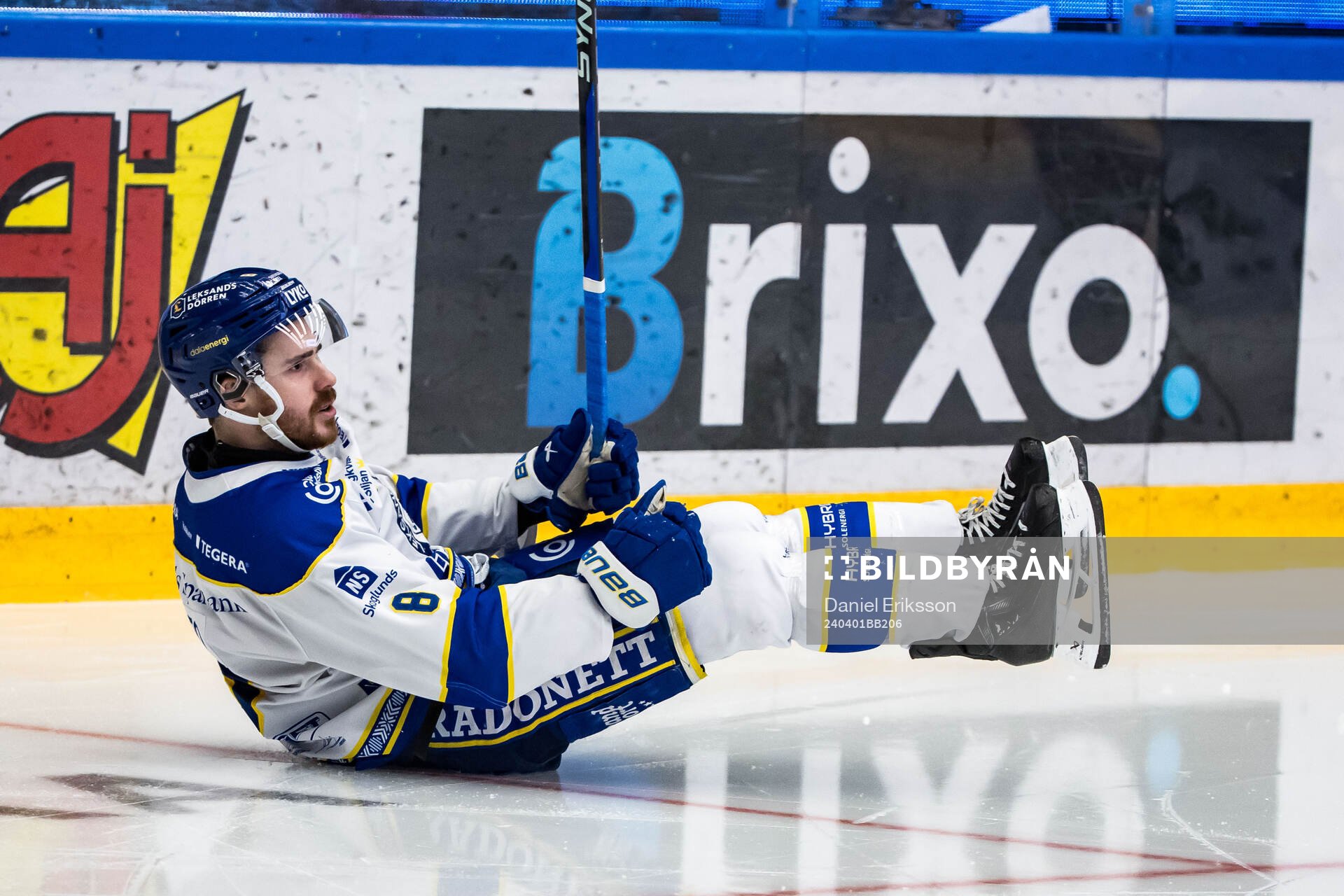 Leksands Matt Caito jublar