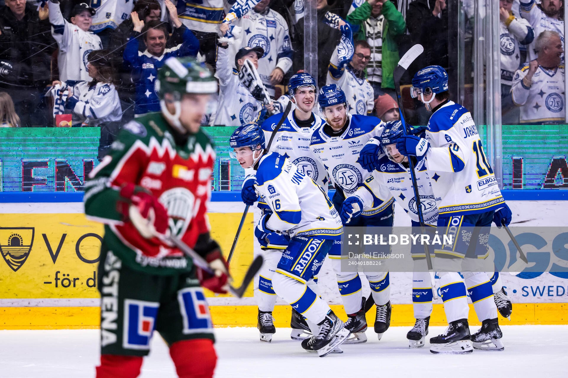 Leksands Felix Unger Sörum jublar