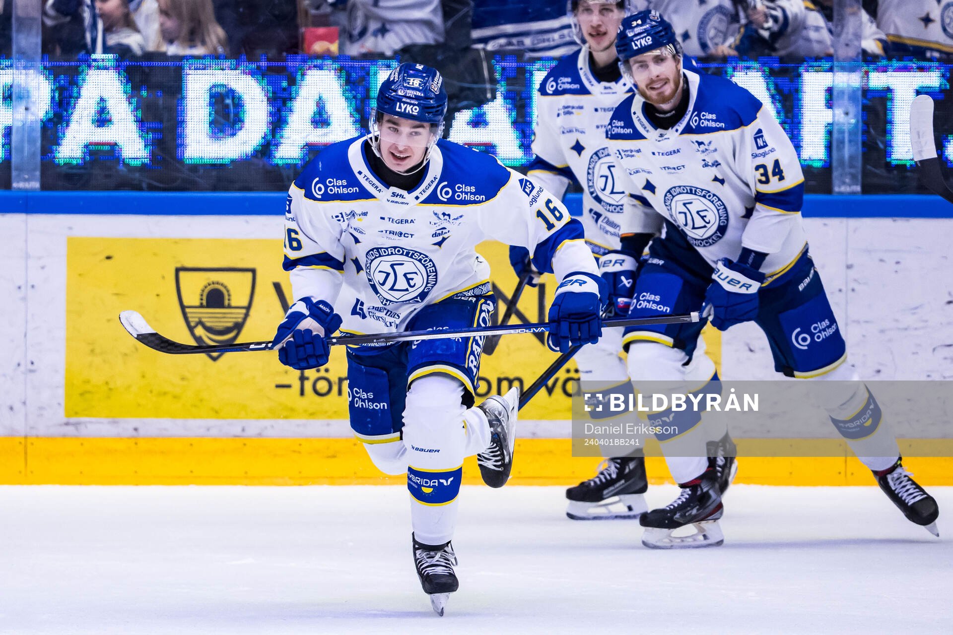 Leksands Felix Unger Sörum jublar