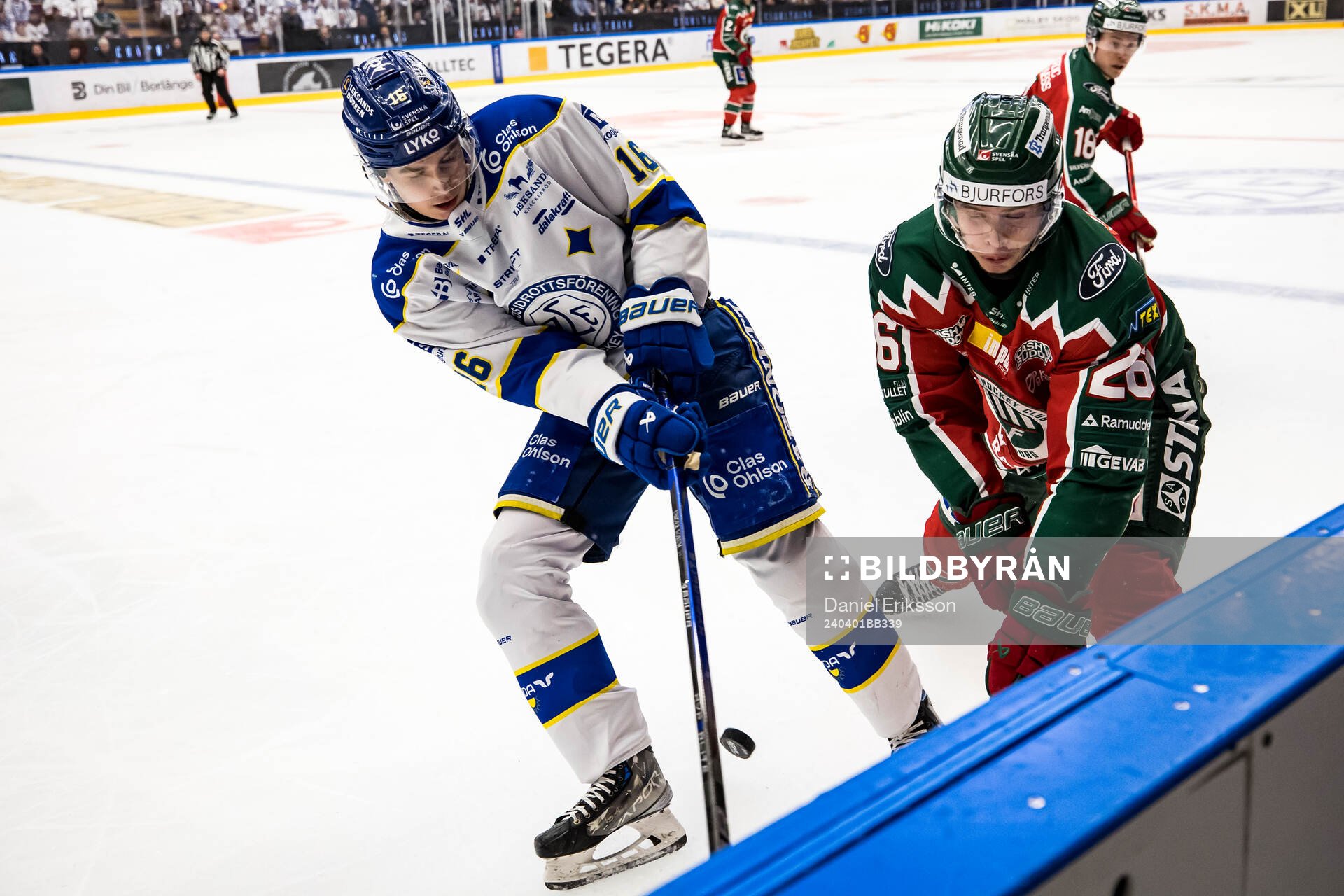 Leksands Felix Unger Sörum och Frölundas Isac Heens