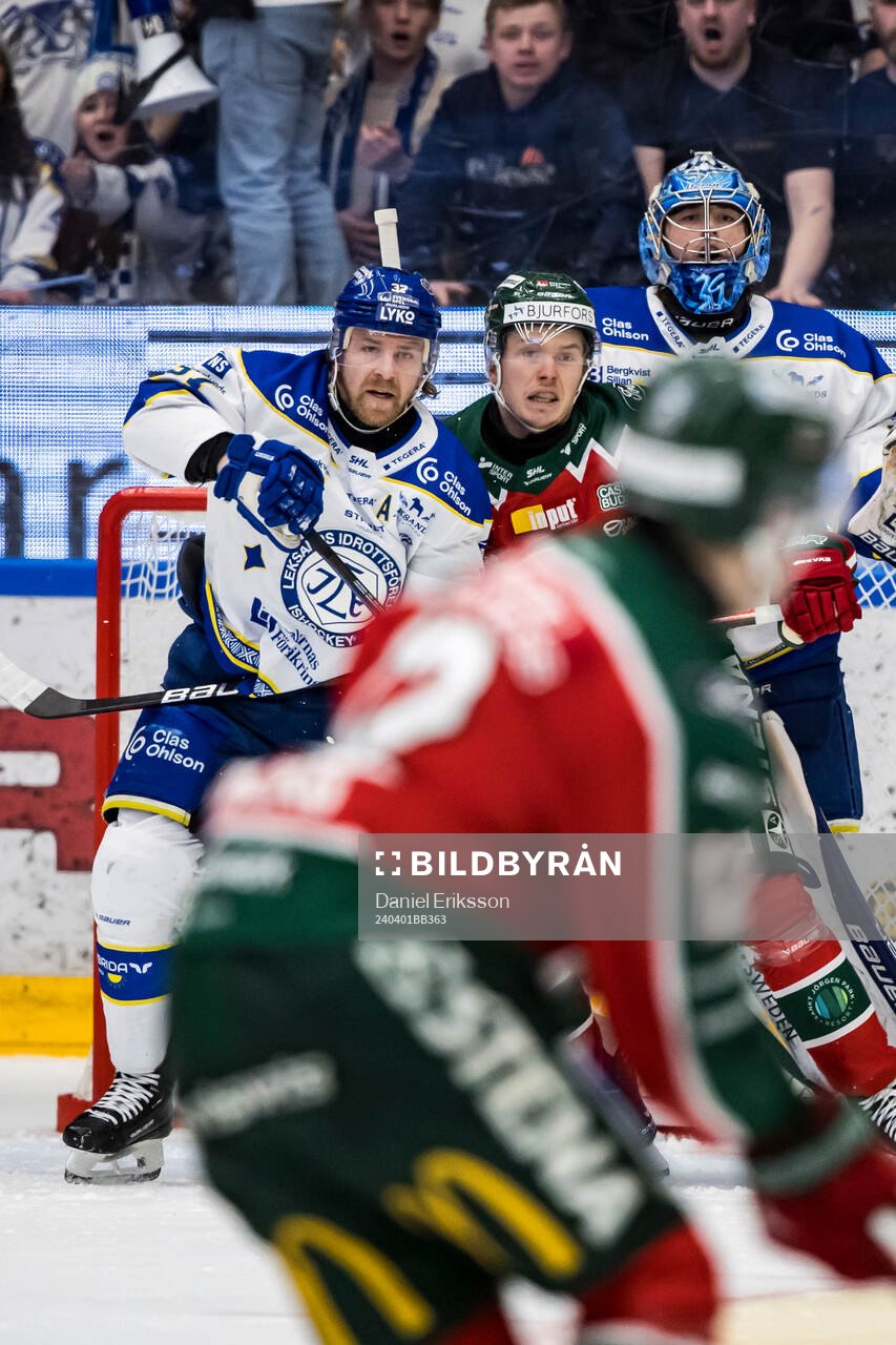 Leksands Anton Lindholm och Frölundas Linus Öberg