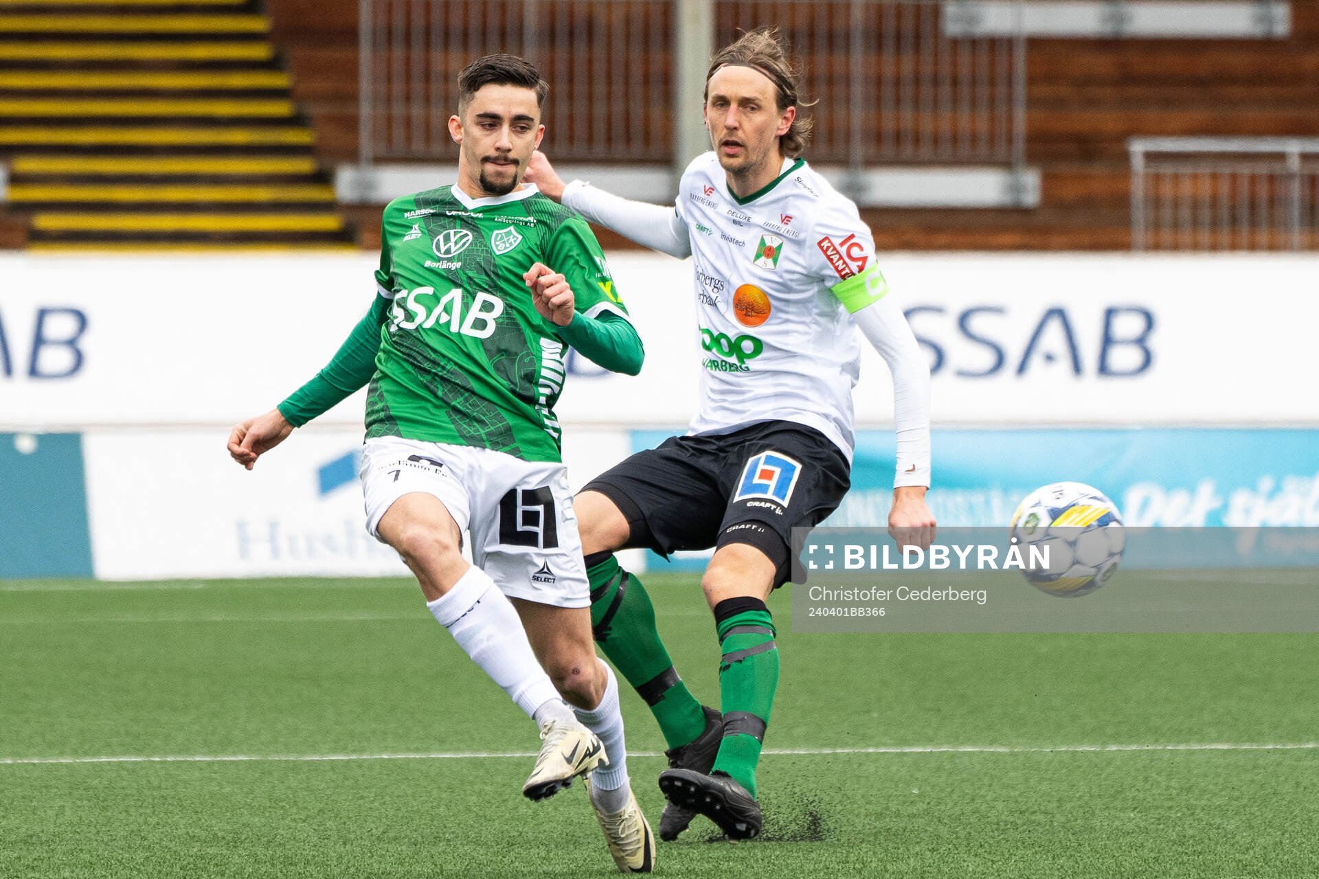 Brages Emil Tot Wikström och Varbergs Hampus Zackrisson