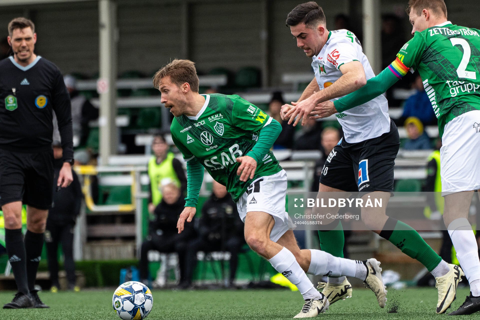 Brages Jacob Stensson och Varbergs Aulon Bitiqi och Brages
