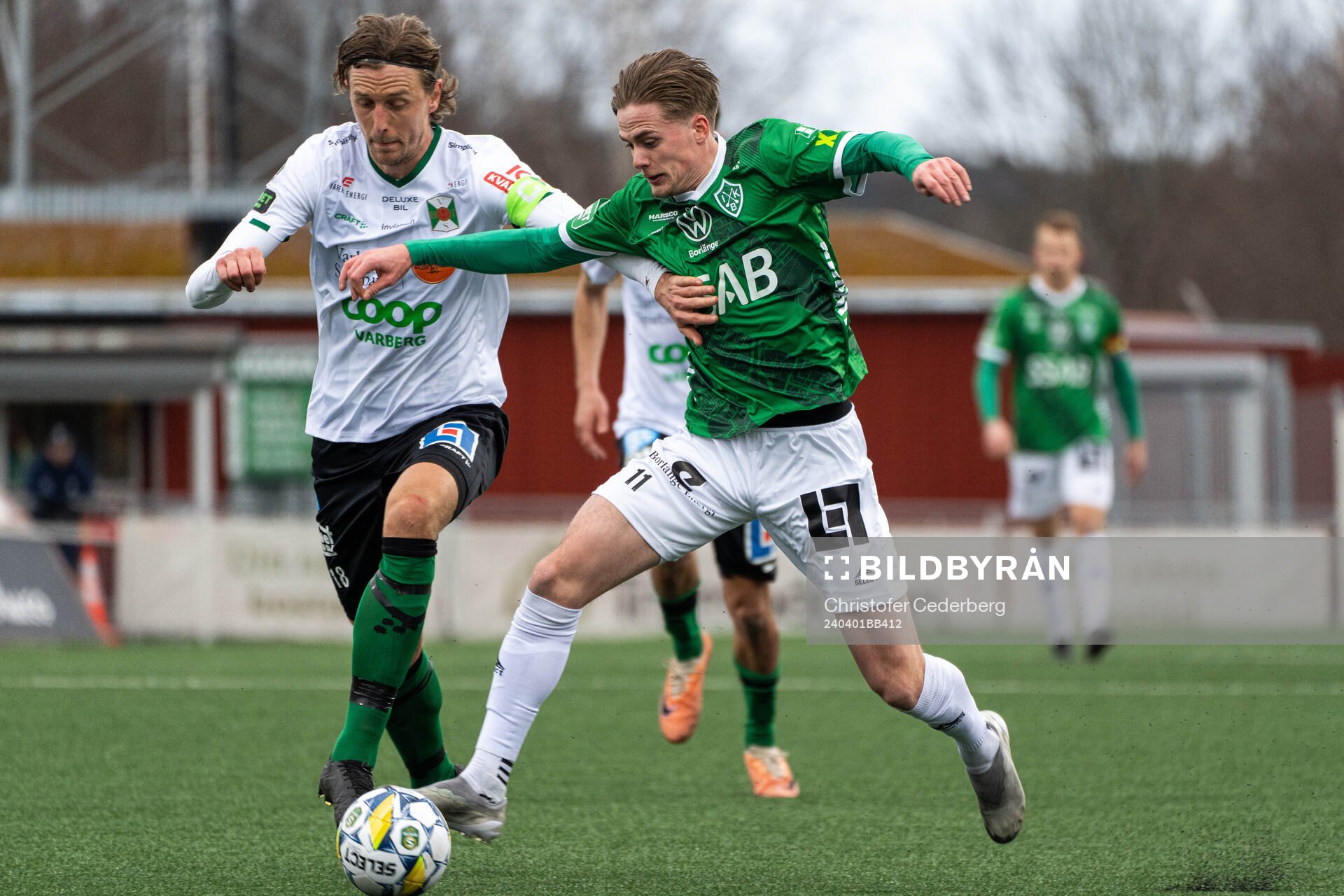 Varbergs Joakim Lindner och Brages Johan Arvidsson