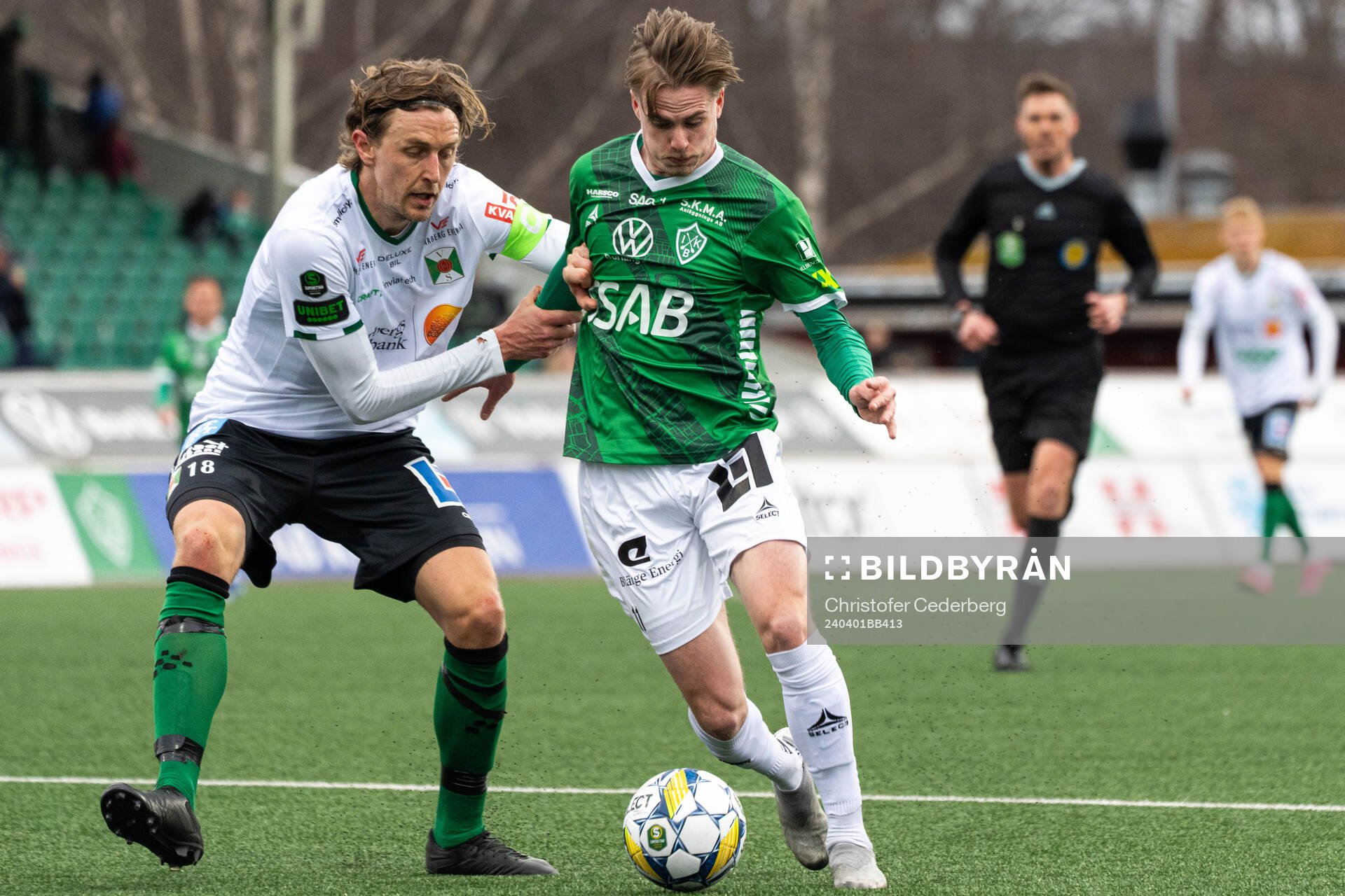 Varbergs Joakim Lindner och Brages Johan Arvidsson